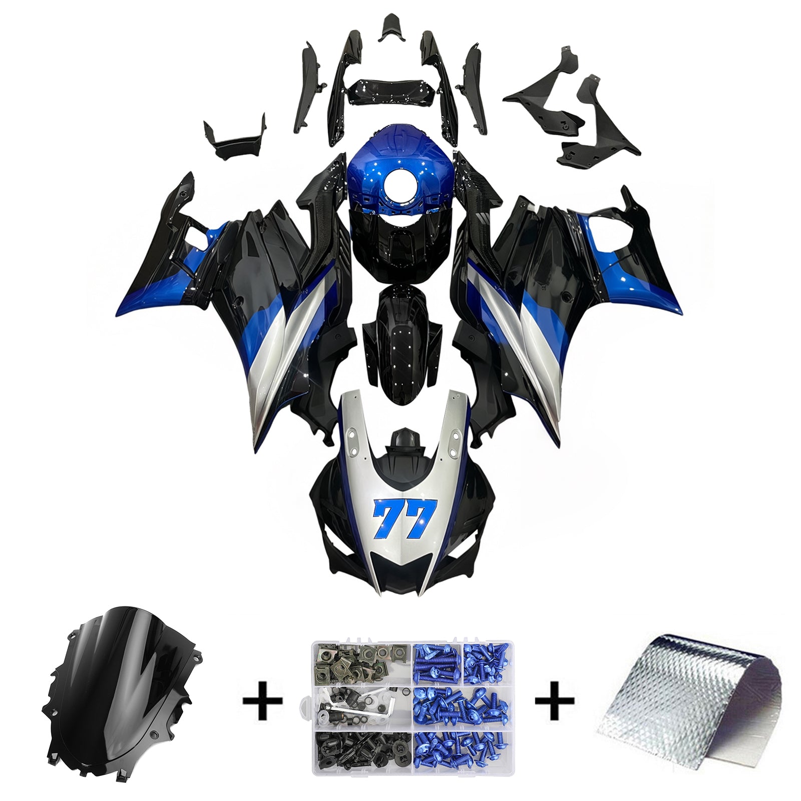 Yamaha YZF-R3 R25 2019-2021 Fairing Kit Bodywork Plastic ABS