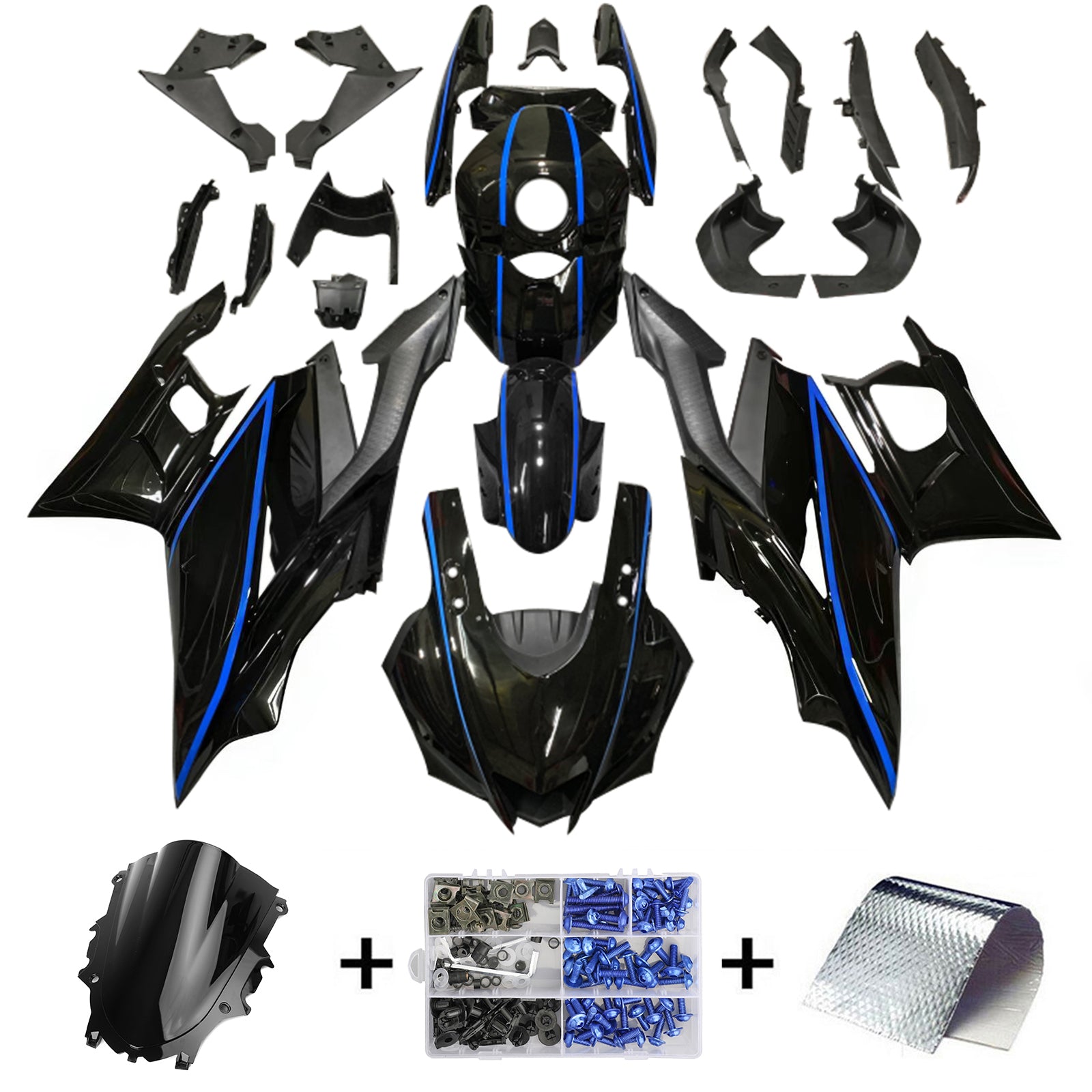 Yamaha YZF-R3 R25 2019-2021 Fairing Kit Bodywork Plastic ABS