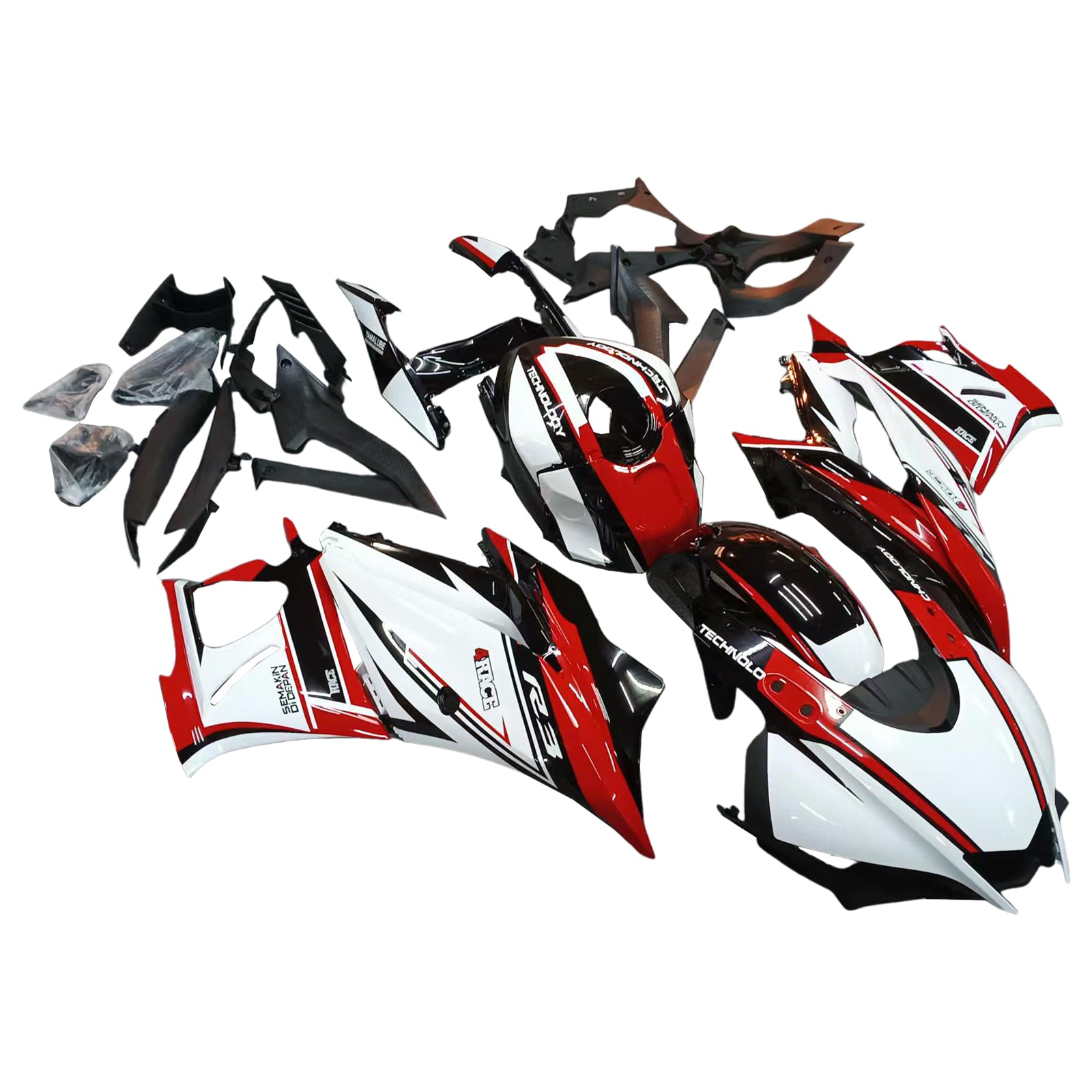 Yamaha YZF-R3 R25 2019-2021 Fairing Kit Bodywork Plastic ABS