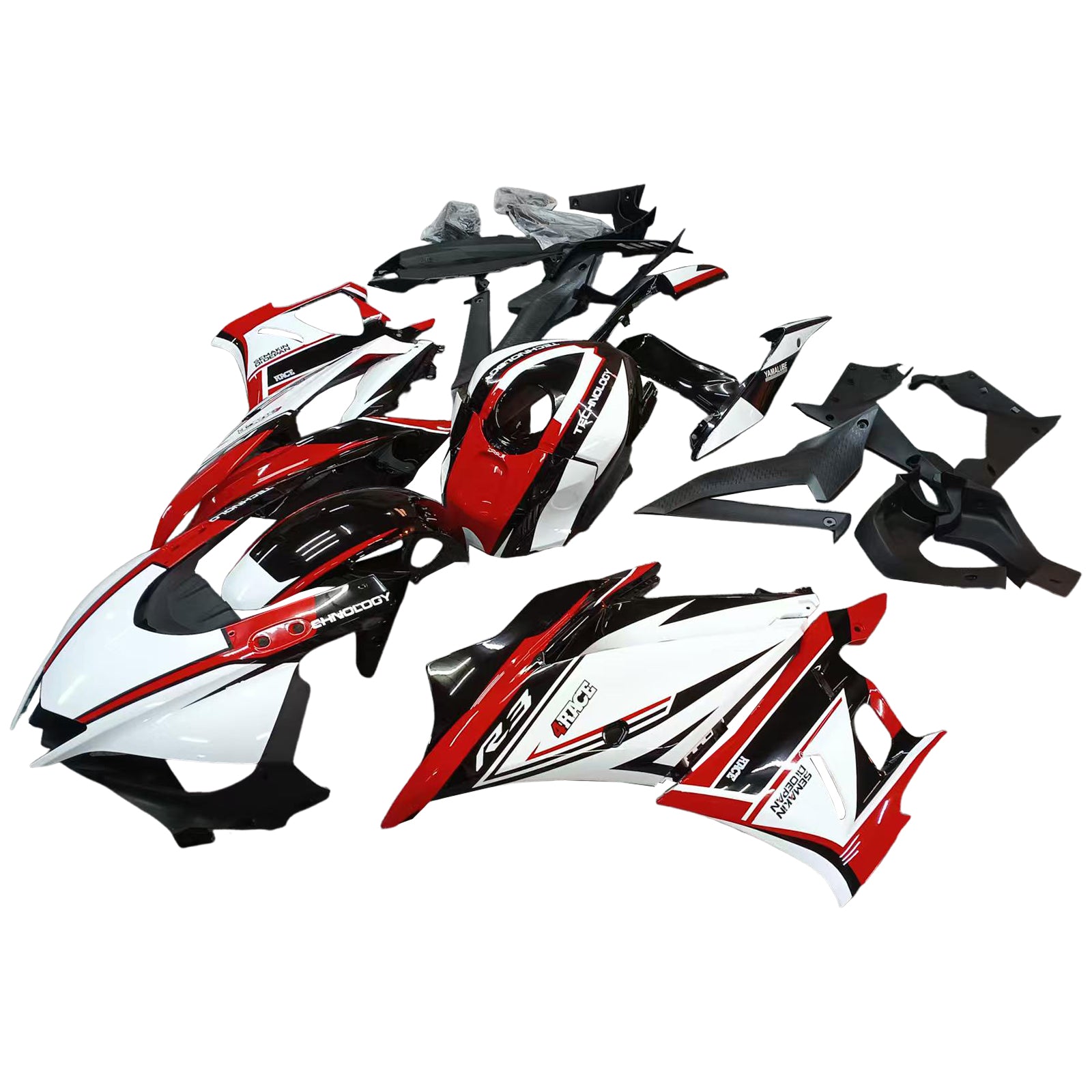 Yamaha YZF-R3 R25 2019-2021 Fairing Kit Bodywork Plastic ABS