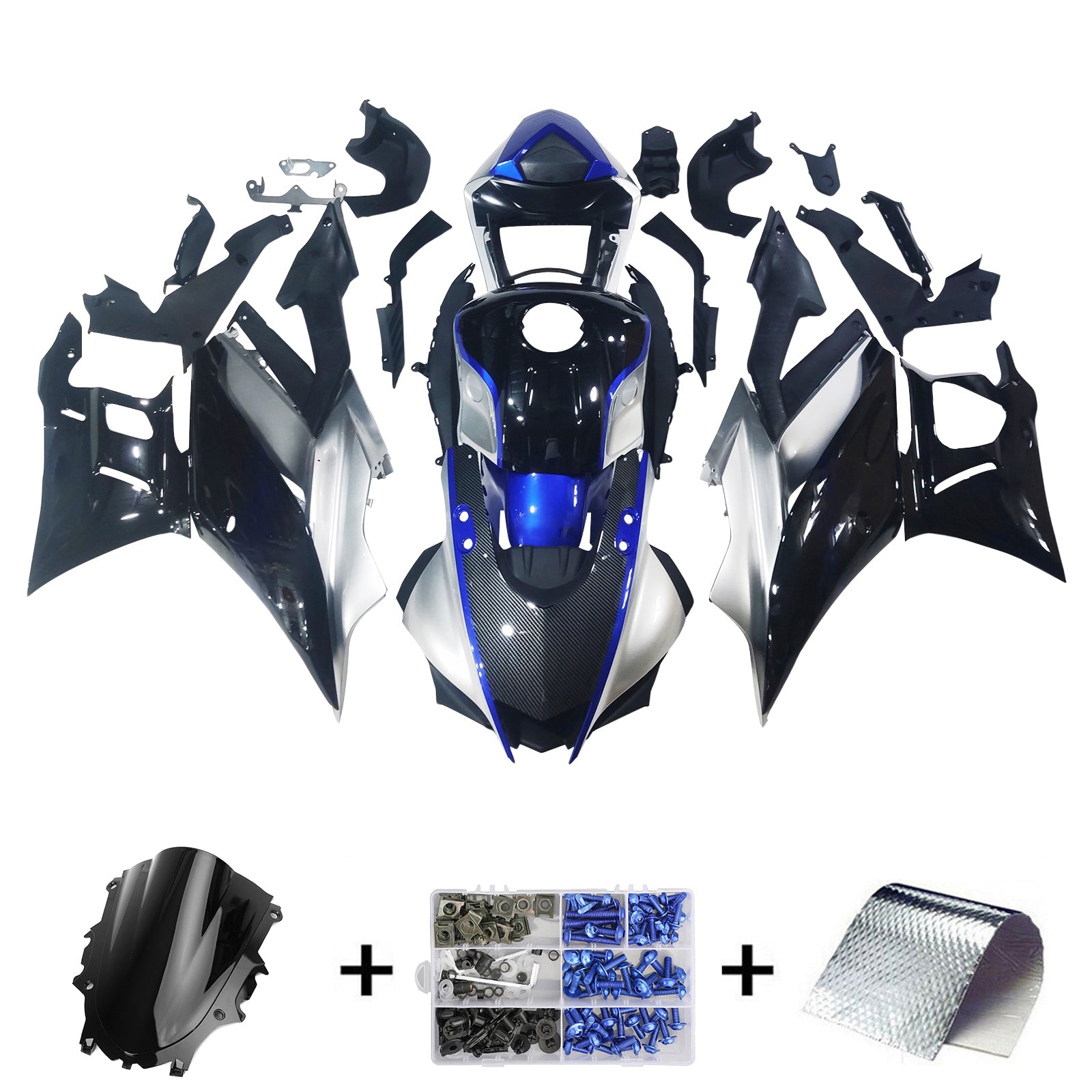 Yamaha YZF-R3 R25 2019-2021 Fairing Kit Bodywork Plastic ABS