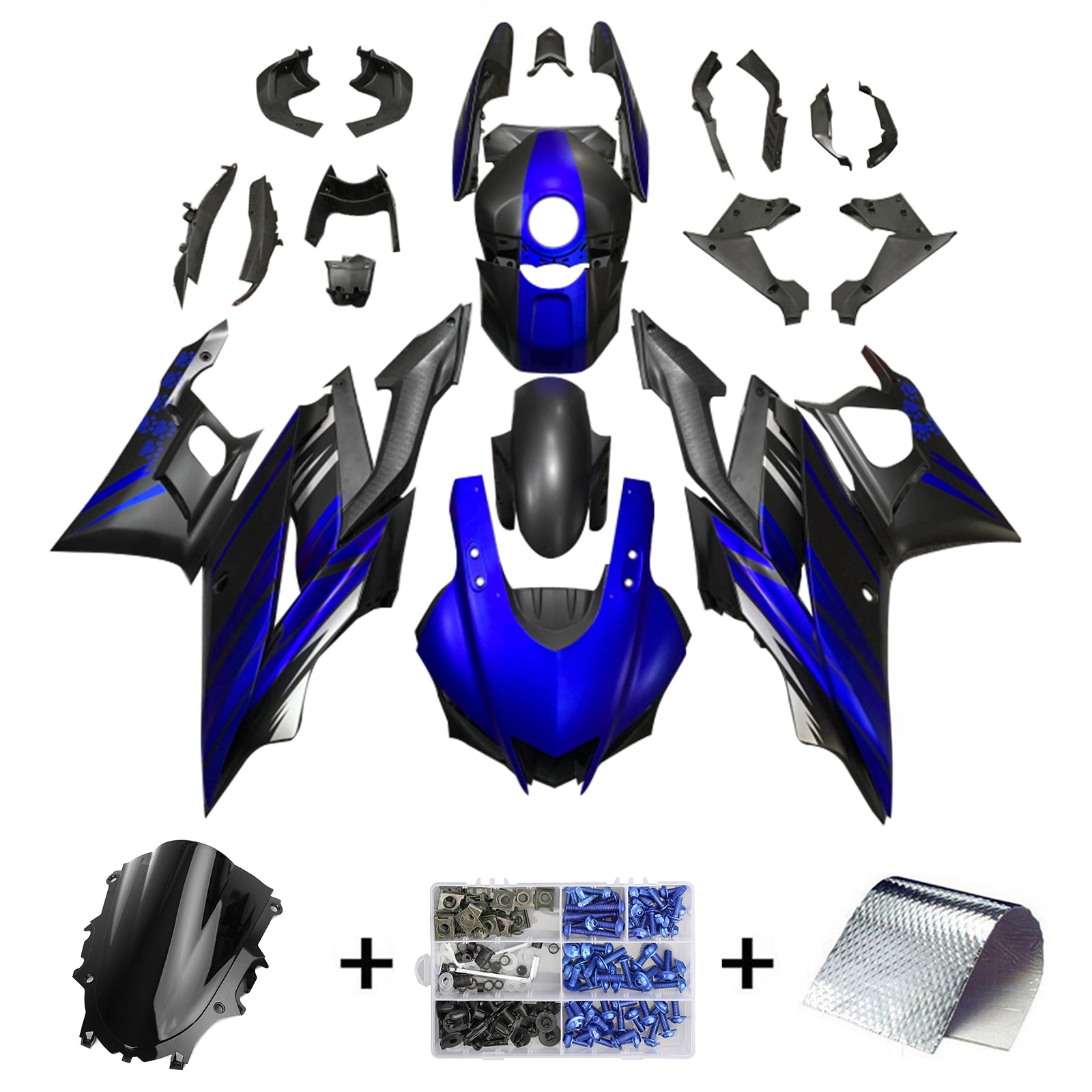 Yamaha YZF-R3 R25 2019-2021 Fairing Kit Bodywork Plastic ABS