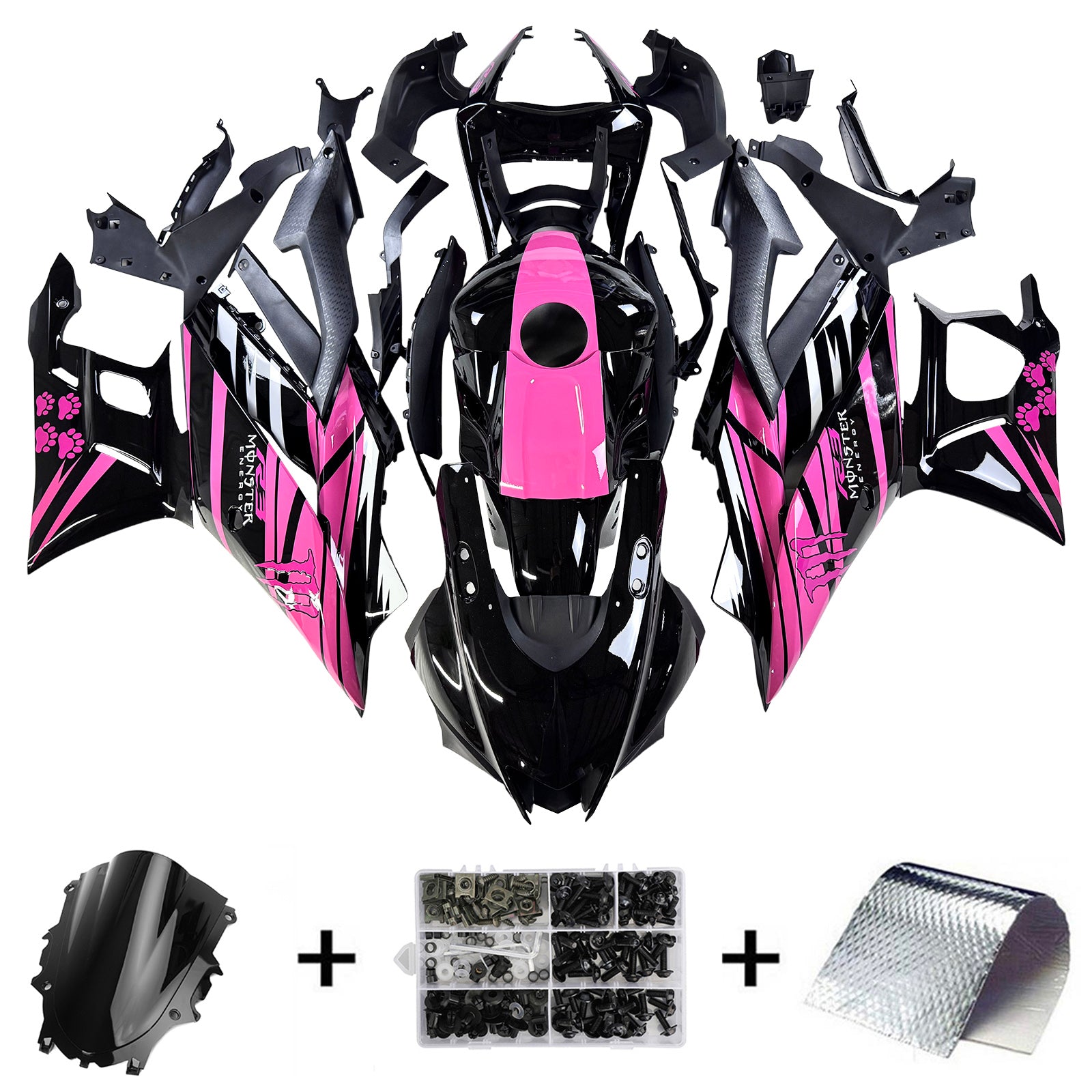 Yamaha YZF-R3 R25 2019-2021 Fairing Kit Bodywork Plastic ABS