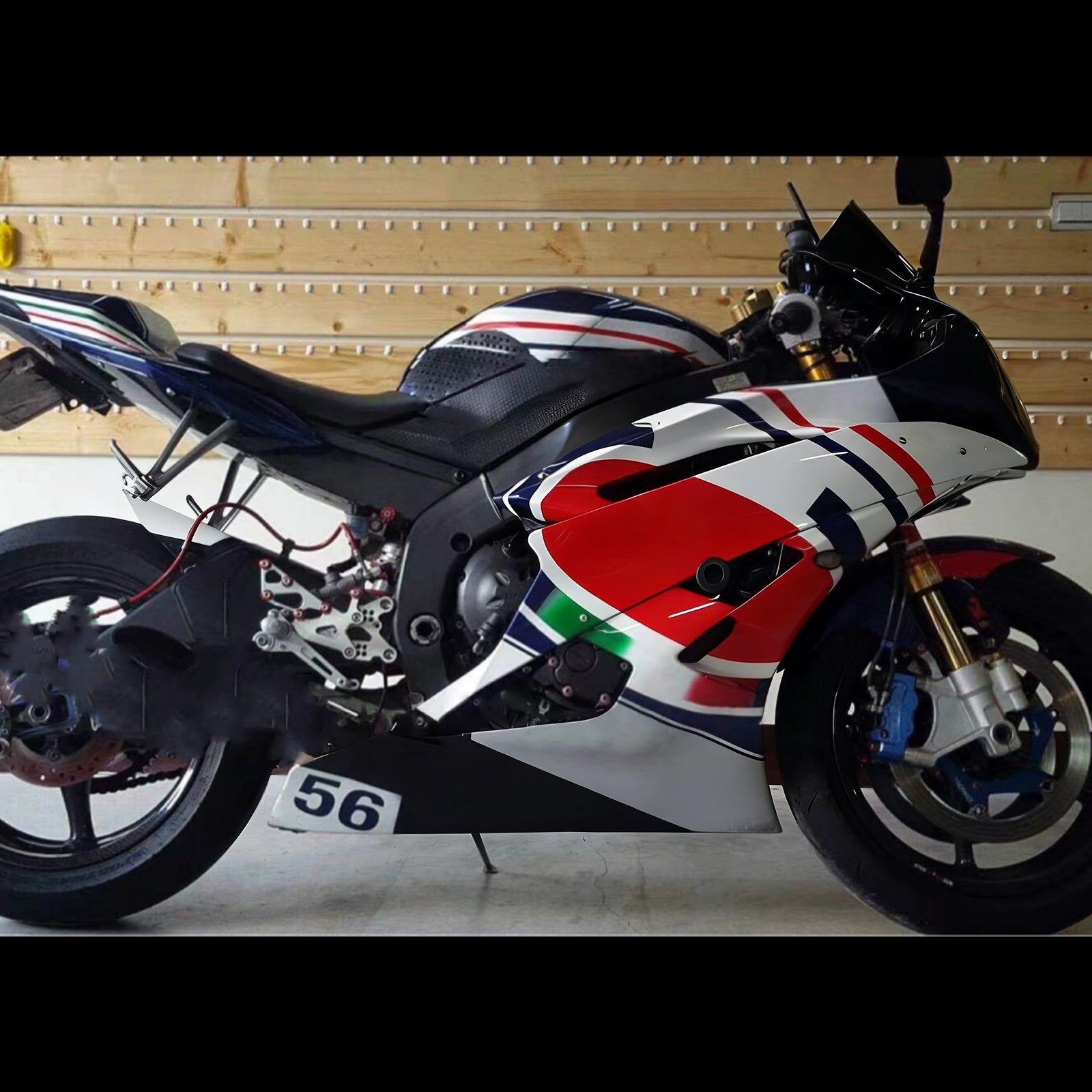 야마하 YZF-R6 2017-2023 페어링 키트 차체 플라스틱 ABS