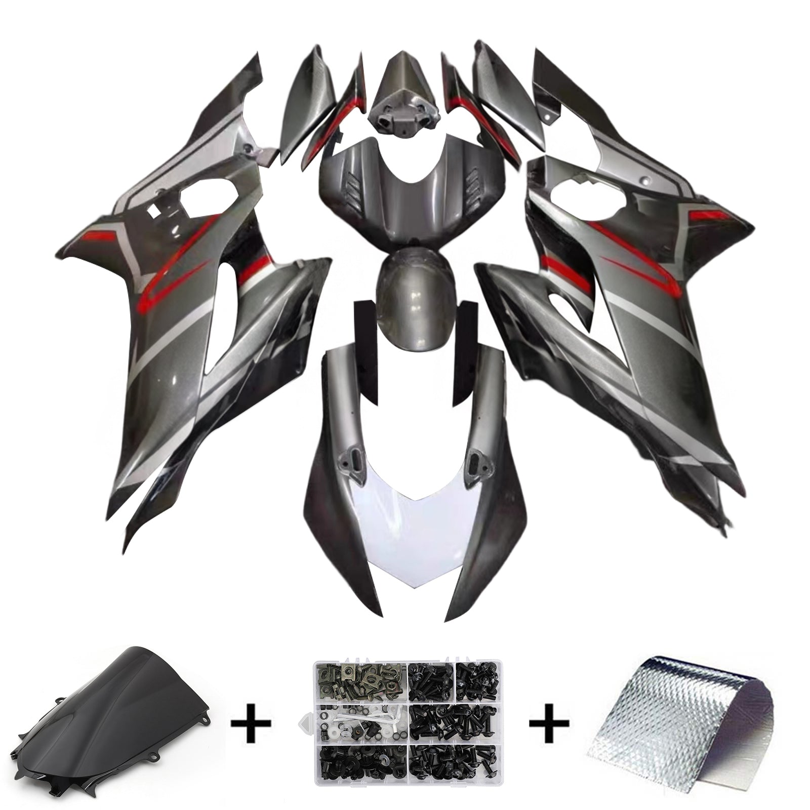 Yamaha YZF-R6 2017-2023 Fairing Kit Bodywork Plastic ABS