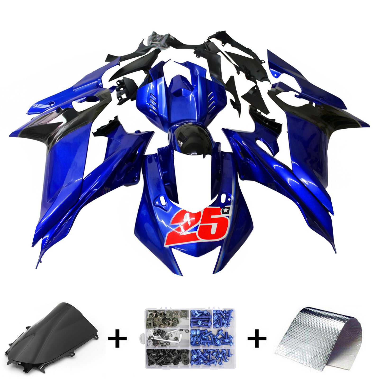Yamaha YZF-R6 2017-2023 Fairing Kit Bodywork Plastic ABS