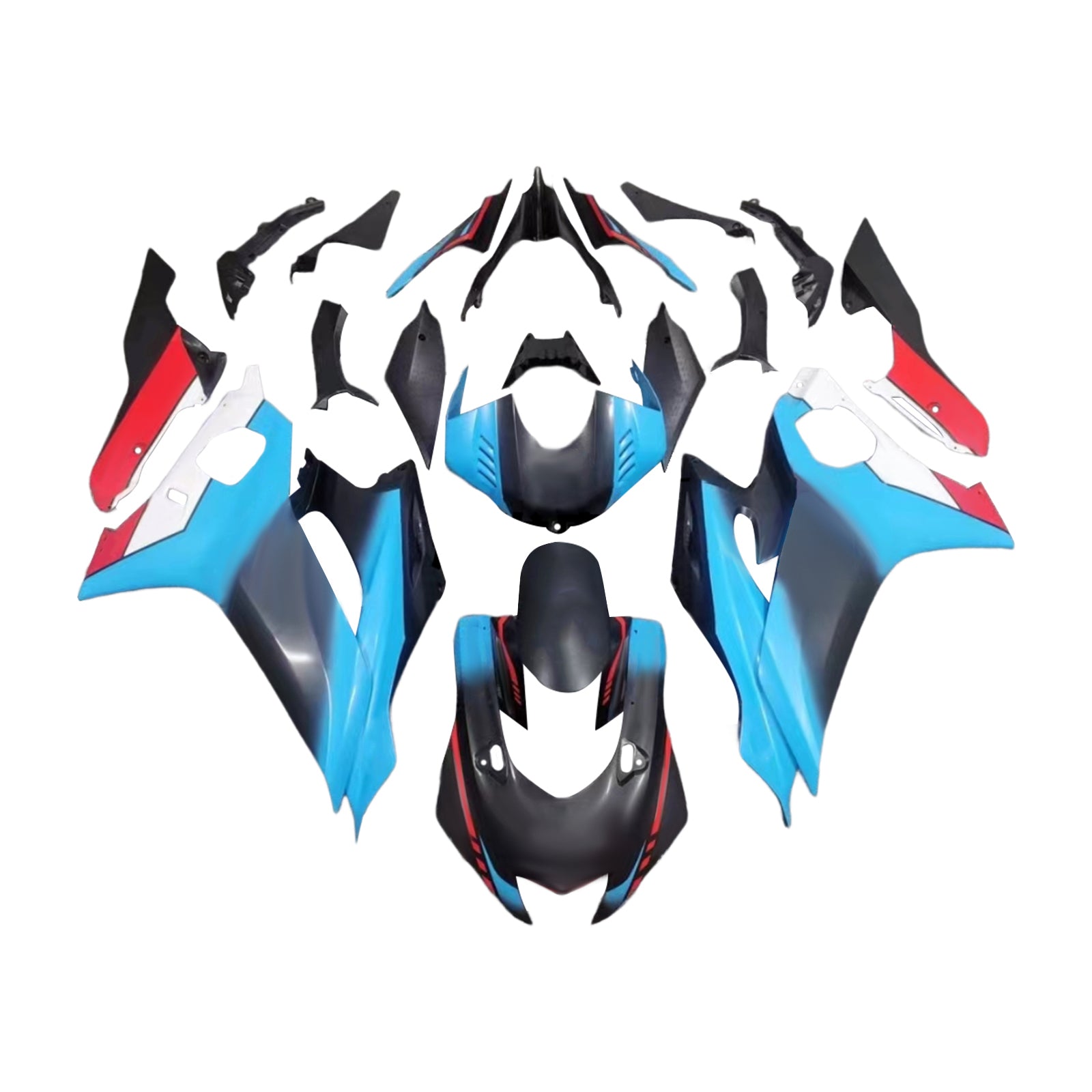 야마하 YZF-R6 2017-2023 페어링 키트 차체 플라스틱 ABS