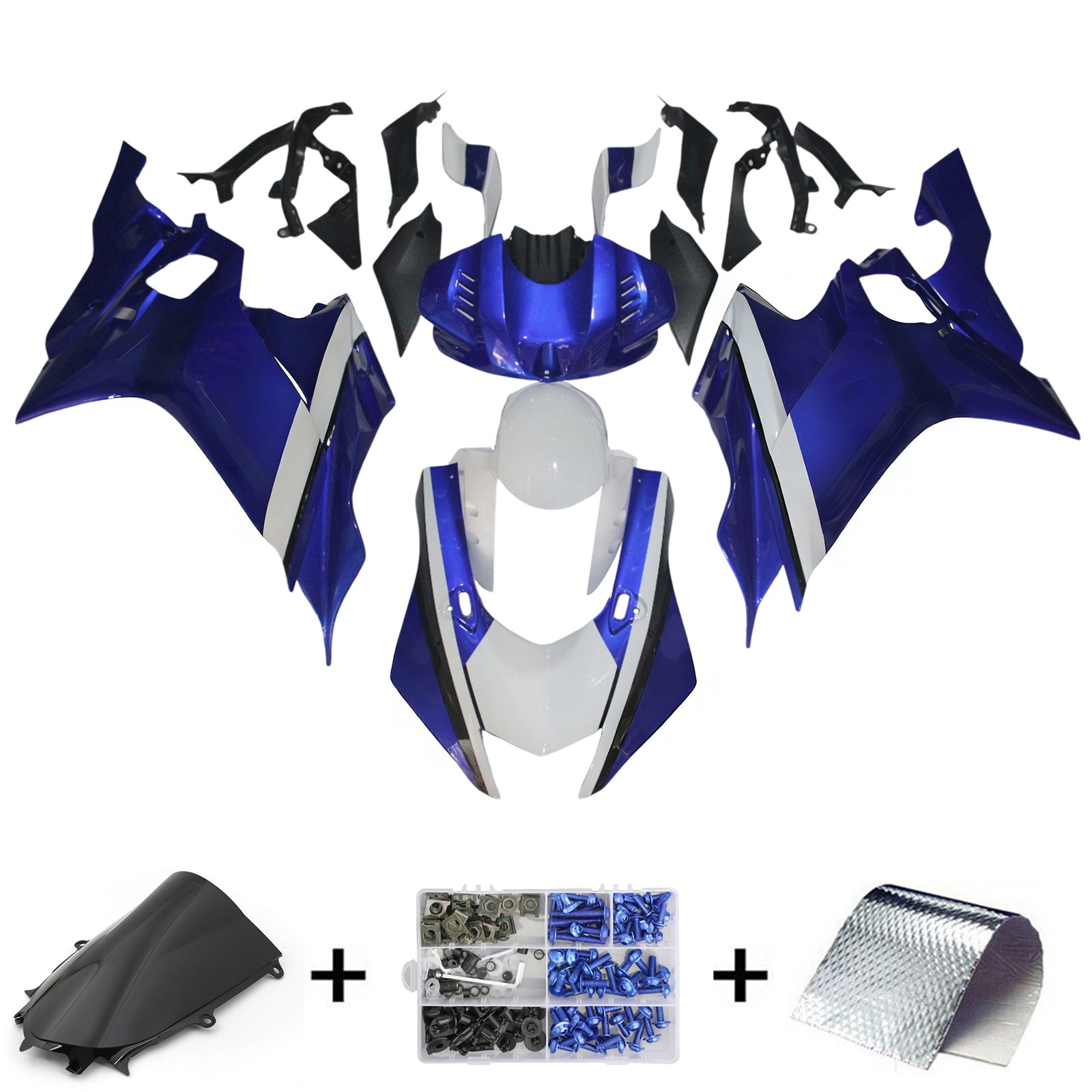 Yamaha YZF-R6 2017-2023 Fairing Kit Bodywork Plastic ABS