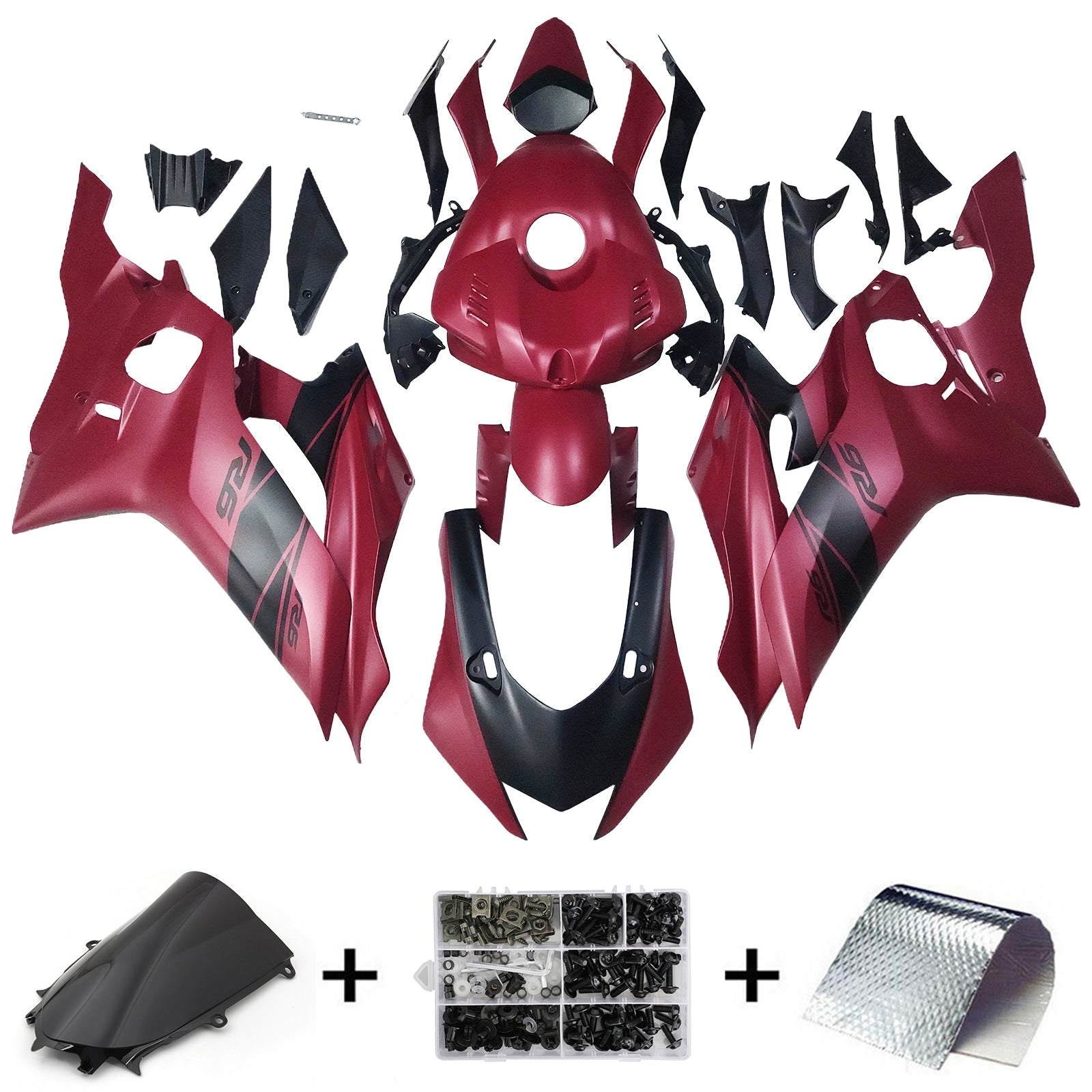 Yamaha YZF-R6 2017-2023 Fairing Kit Bodywork Plastic ABS