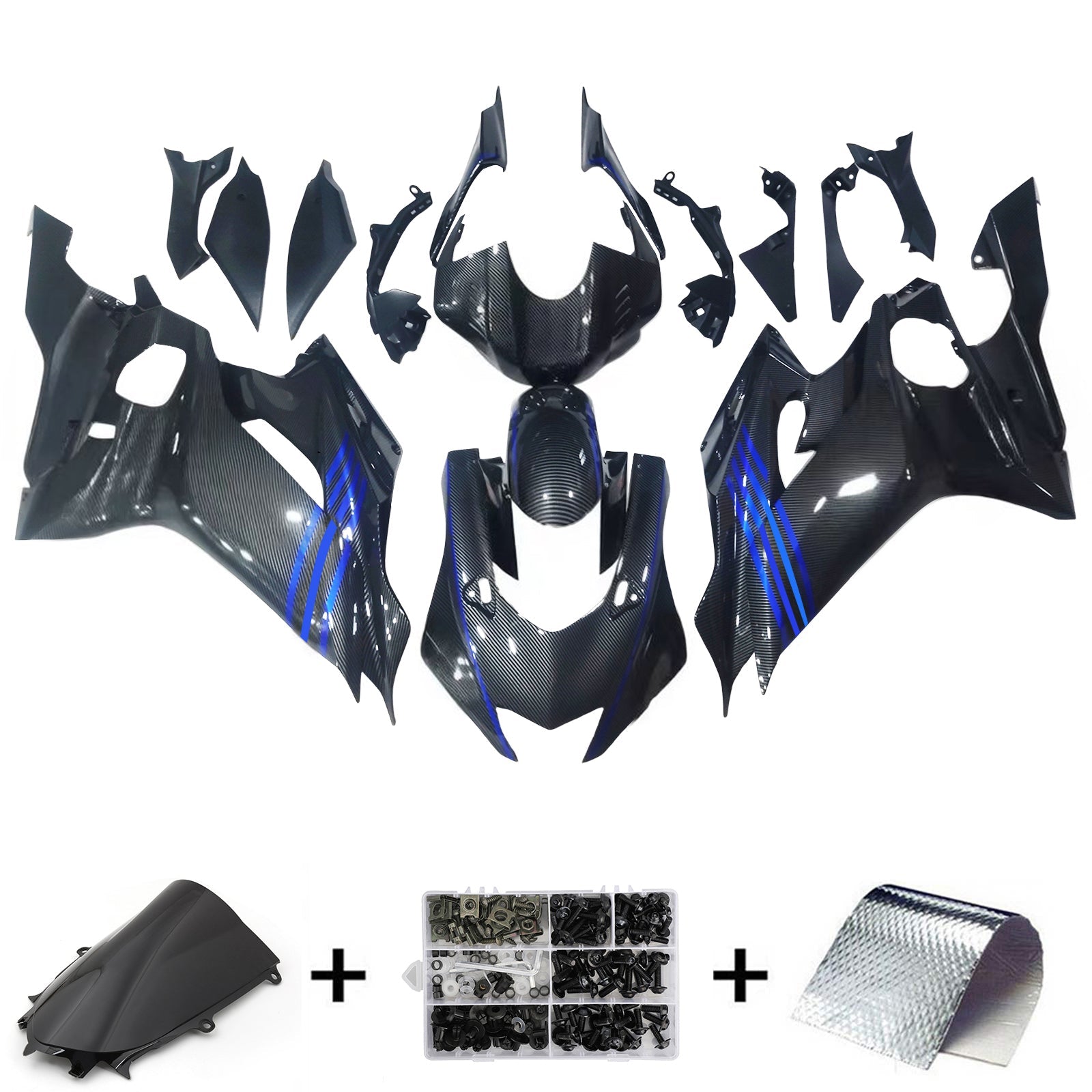 Yamaha YZF-R6 2017-2023Fairing Kit Bodywork Plastic ABS