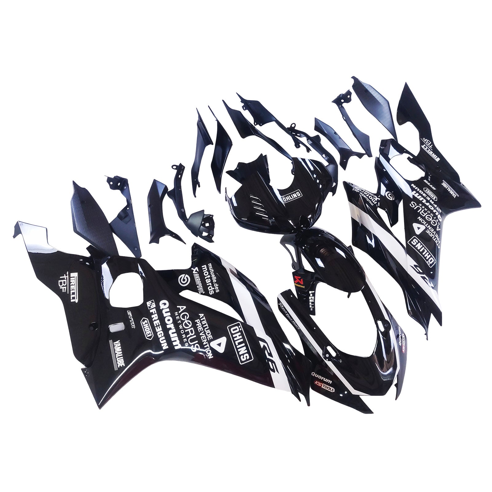 Yamaha YZF-R6 2017-2023 Fairing Kit Bodywork Plastic ABS