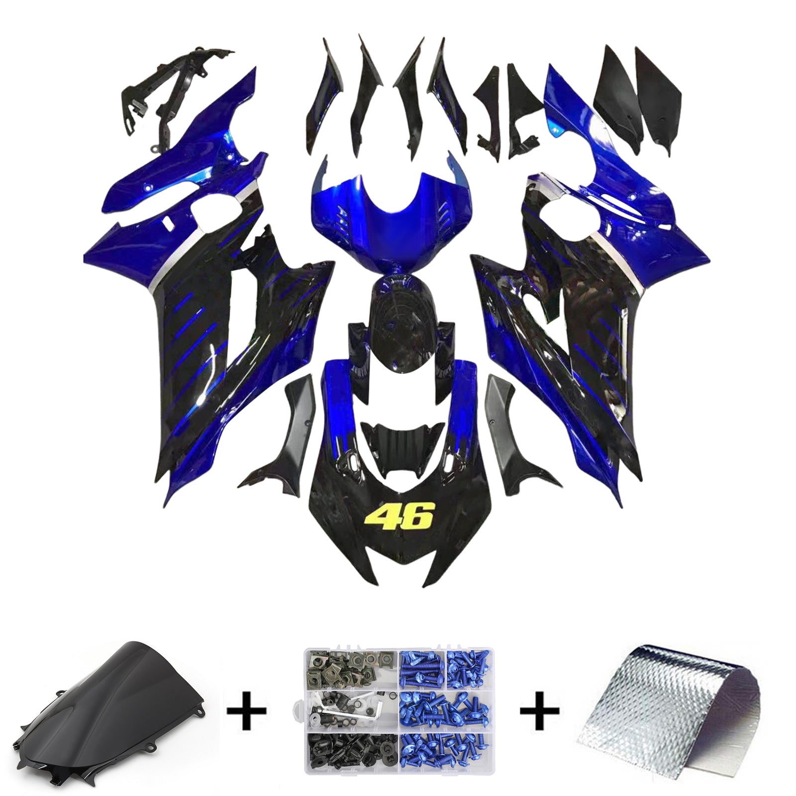 Yamaha YZF-R6 2017-2023 Fairing Kit Bodywork Plastic ABS