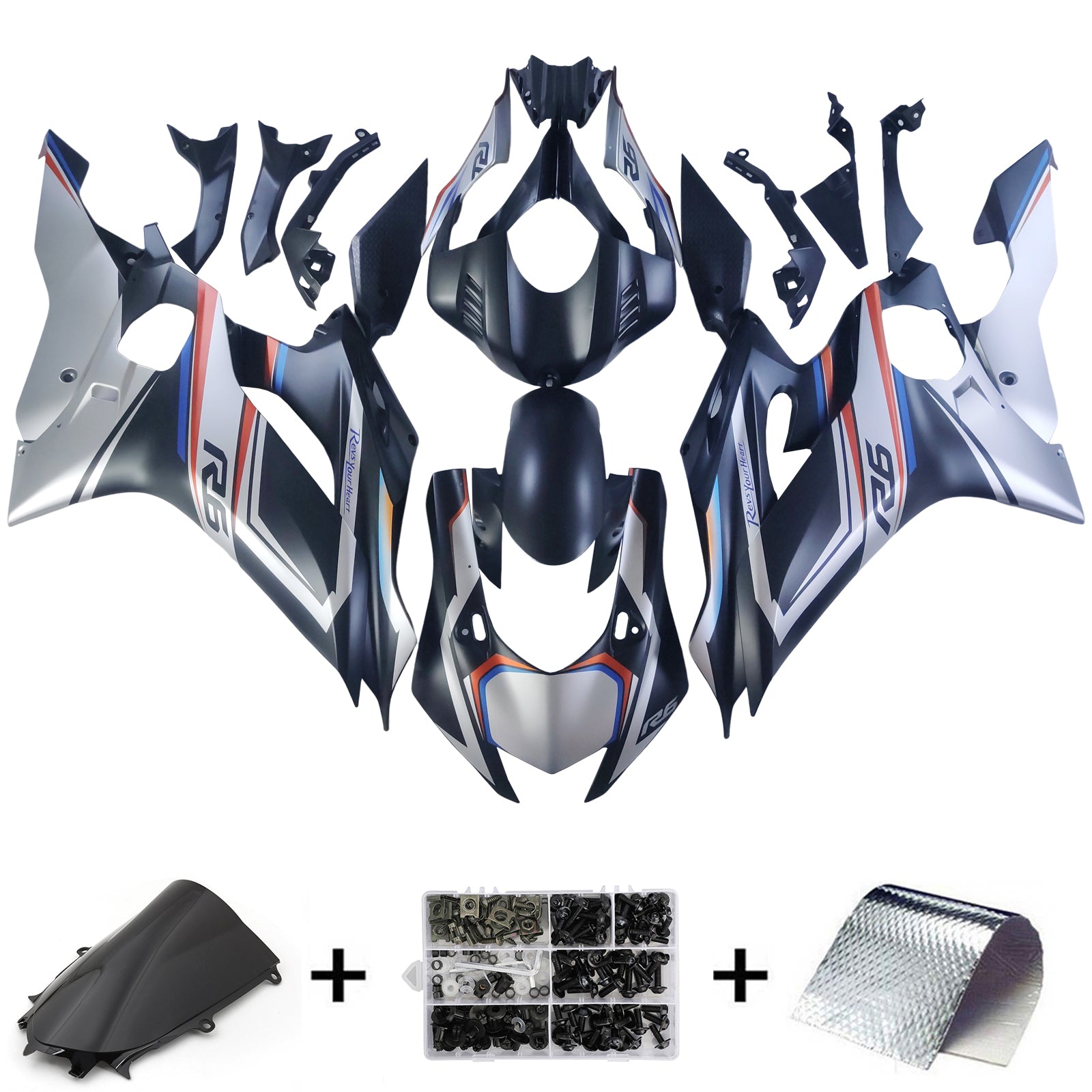 Yamaha YZF-R6 2017-2023 Fairing Kit Bodywork Plastic ABS