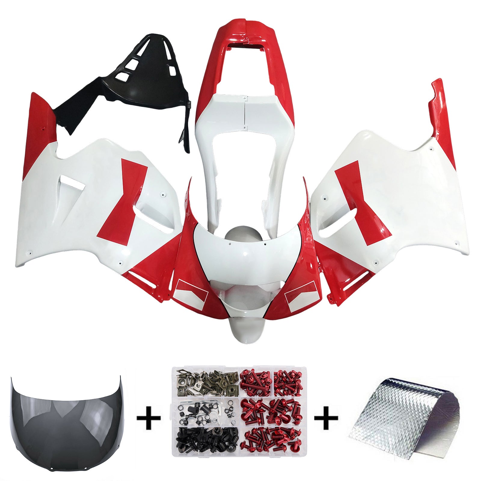 가와사키 ER6F/Ninja650R 2017-2019 페어링 키트 차체 플라스틱 ABS