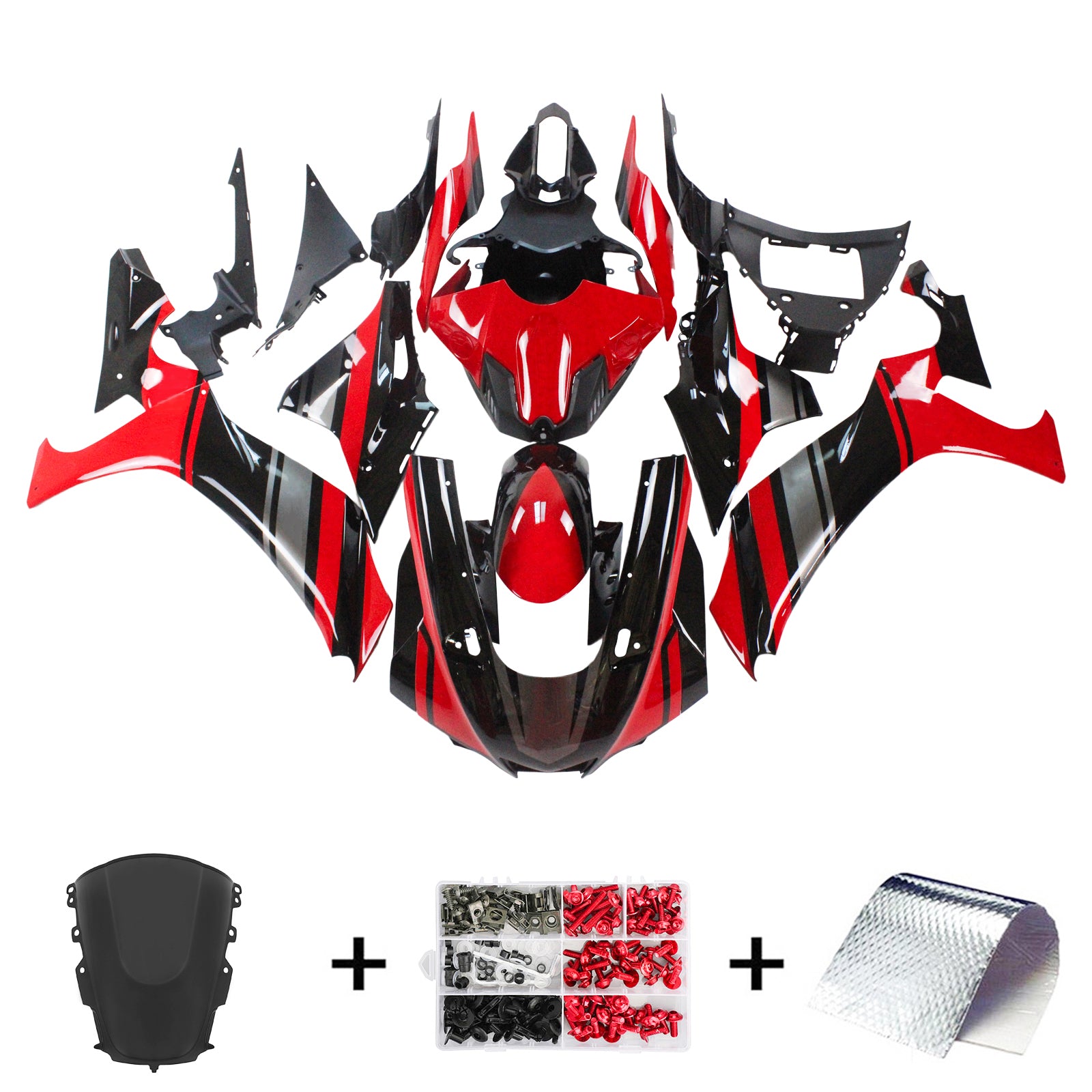 야마하 YZF R1 2020-2024 페어링 키트 차체 플라스틱 ABS