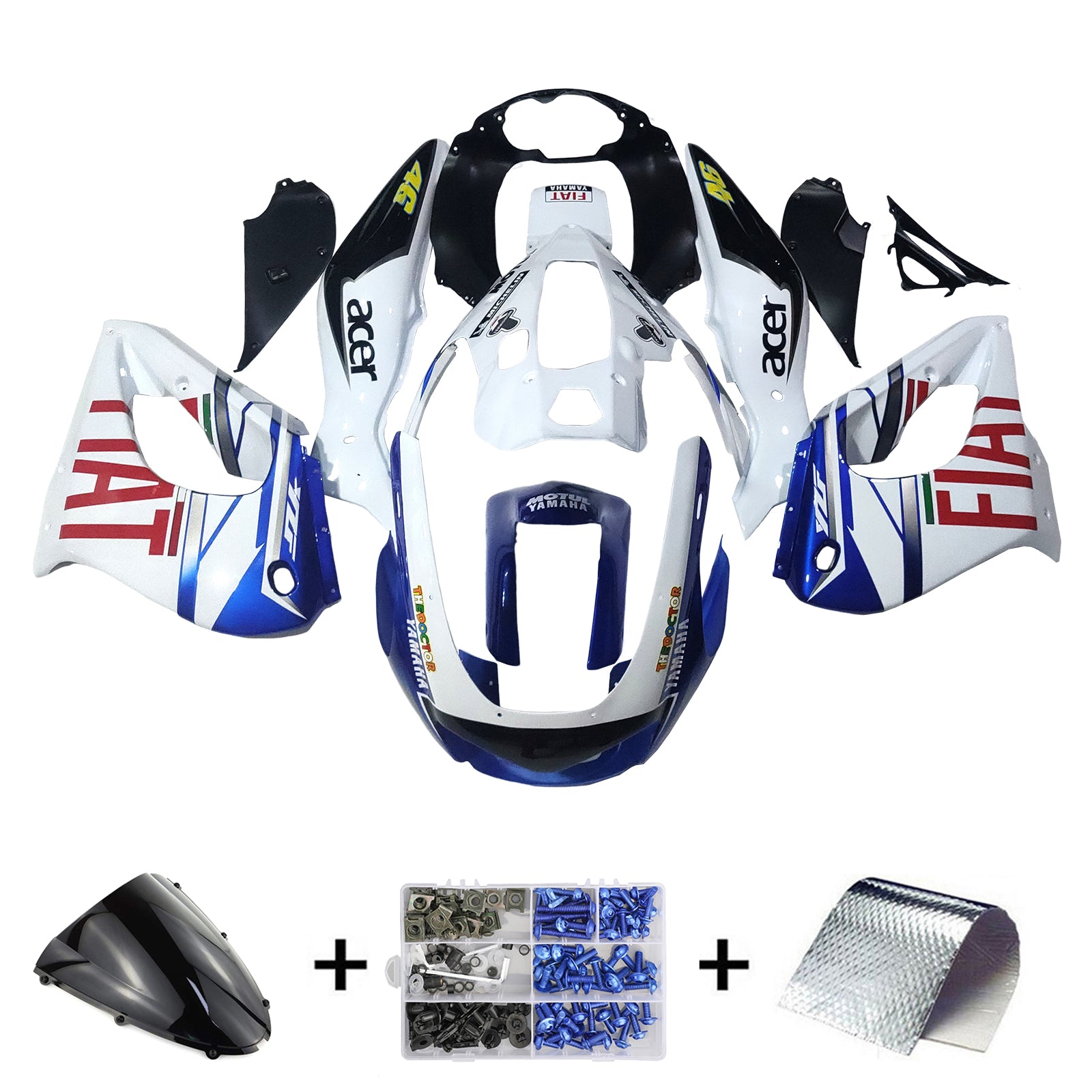 Yamaha YZF1000R Thunderace 1997-2007 Fairing Kit Bodywork ABS