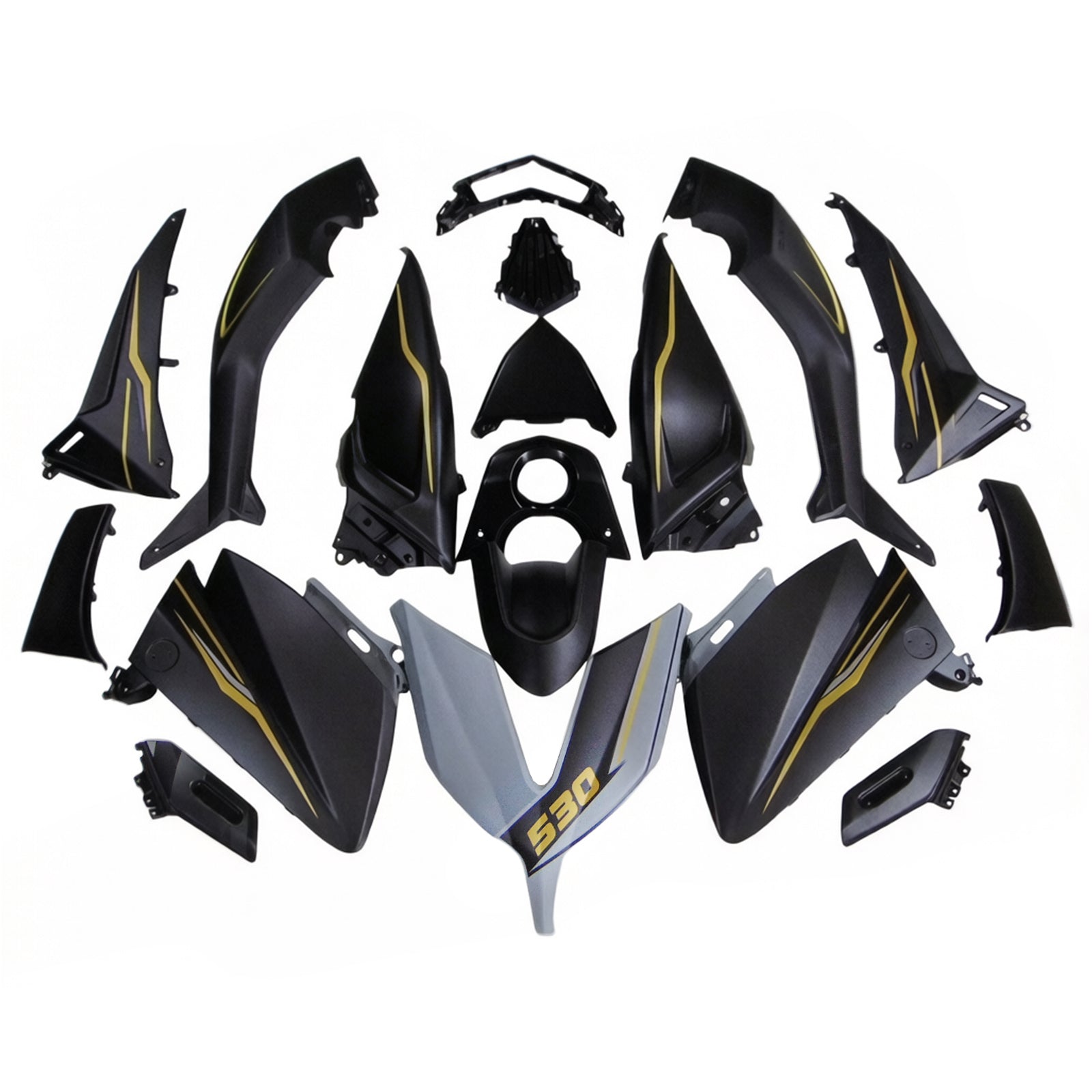 Amotopart Yamaha T-Max TMAX530 2015-2016 Fairing Kit Bodywork ABS