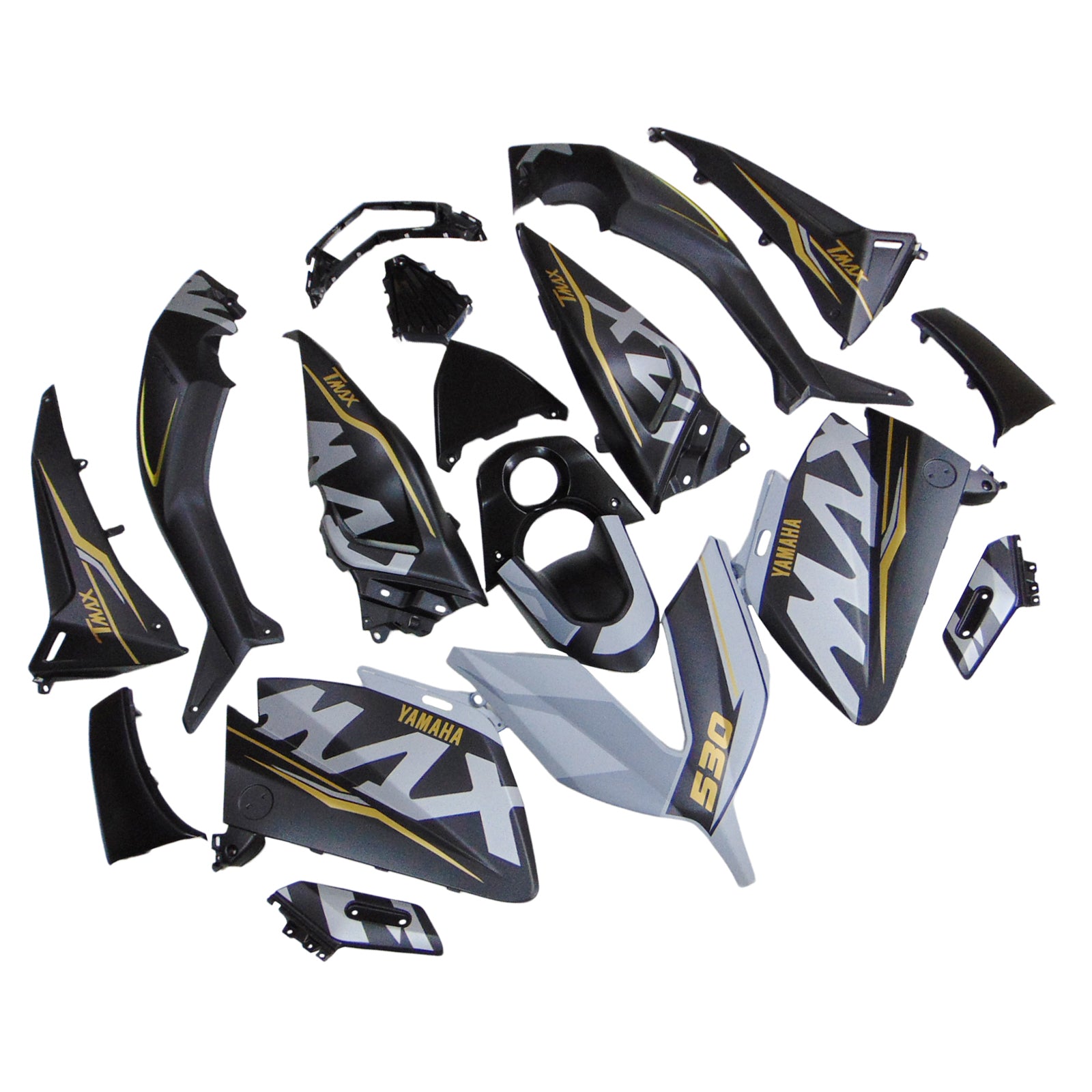 Amotopart Yamaha T-Max Tmax530 2015-2016 페어링 키트 차체 복근