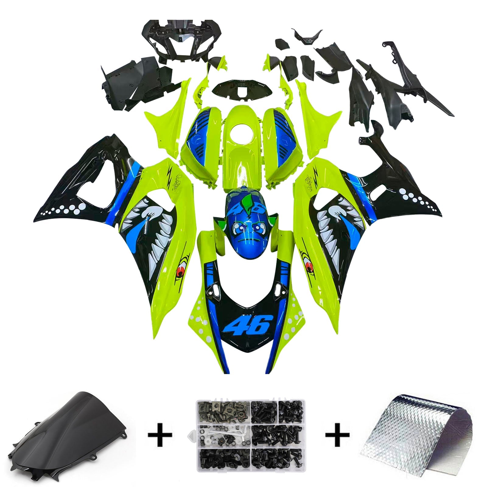Yamaha YZF-R7 2021-2025 Fairing Kit Bodywork Plastic ABS