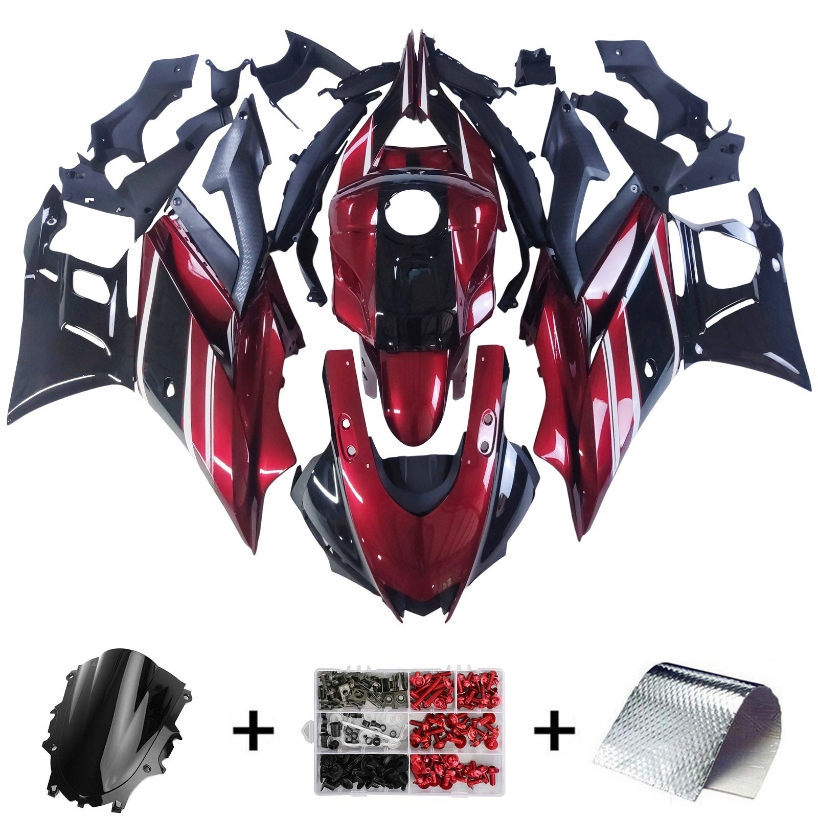Yamaha YZF-R3 R25 2022-2023 Kit Carenado Carrocería Plástico ABS