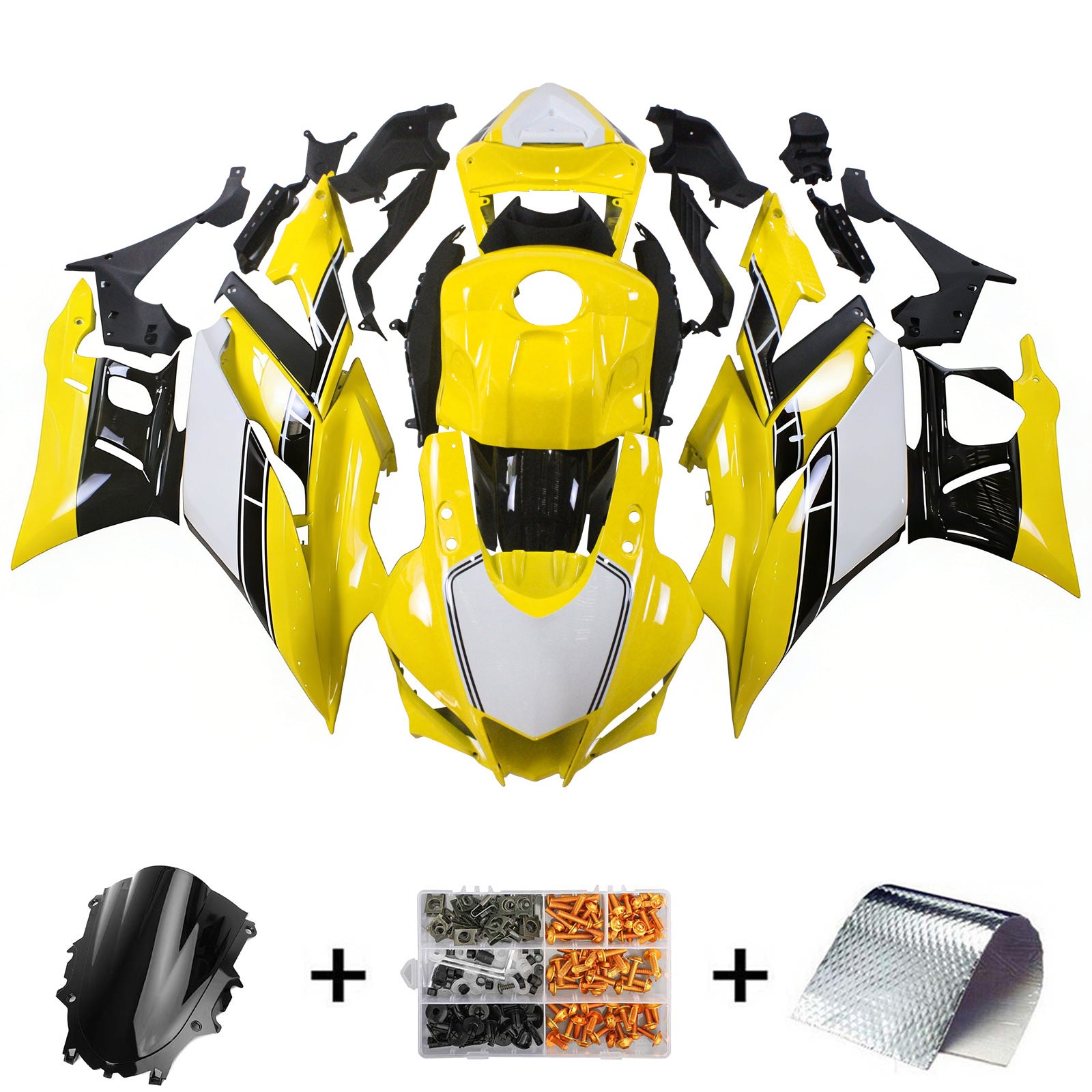Yamaha YZF-R3 R25 2022-2024 Fairing Kit Bodywork Plastic ABS