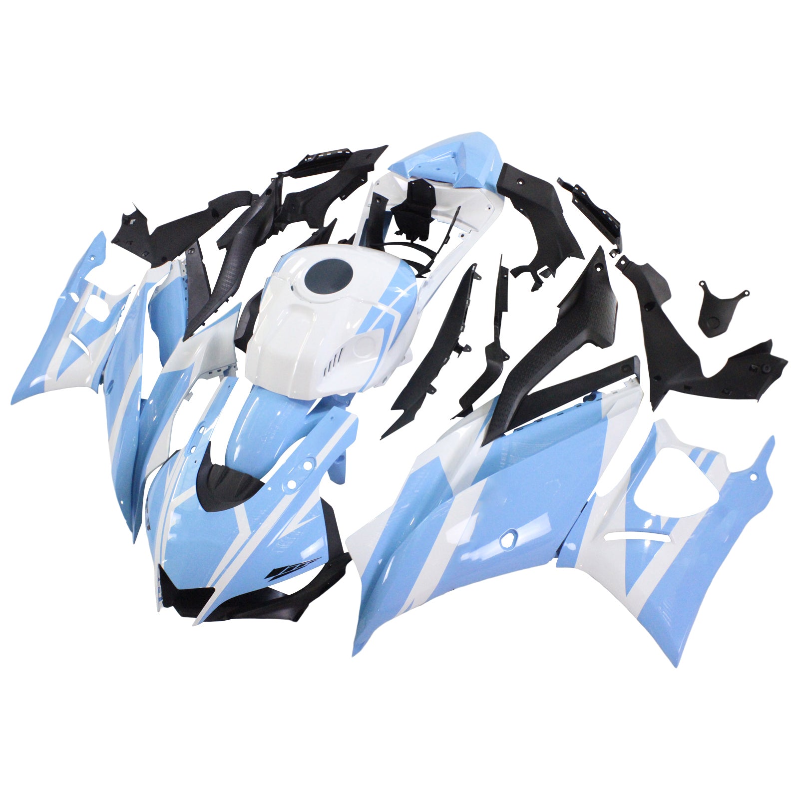 야마하 YZF-R3 R25 2022-2024 페어링 키트 차체 플라스틱 ABS