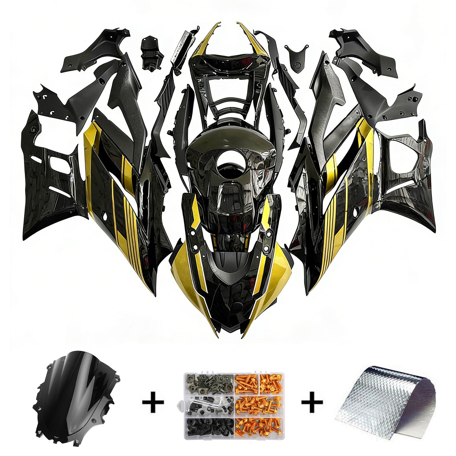 Amotopart Yamaha YZF-R3 R25 2022-2024 Fairing Kit Bodywork Plastic ABS