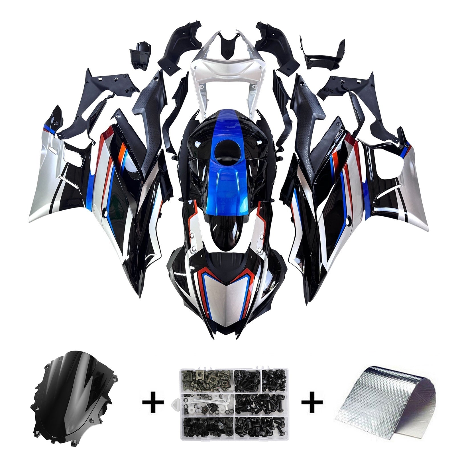 Amotopart Yamaha YZF-R3 R25 2022-2024 Fairing Kit Bodywork Plastic ABS