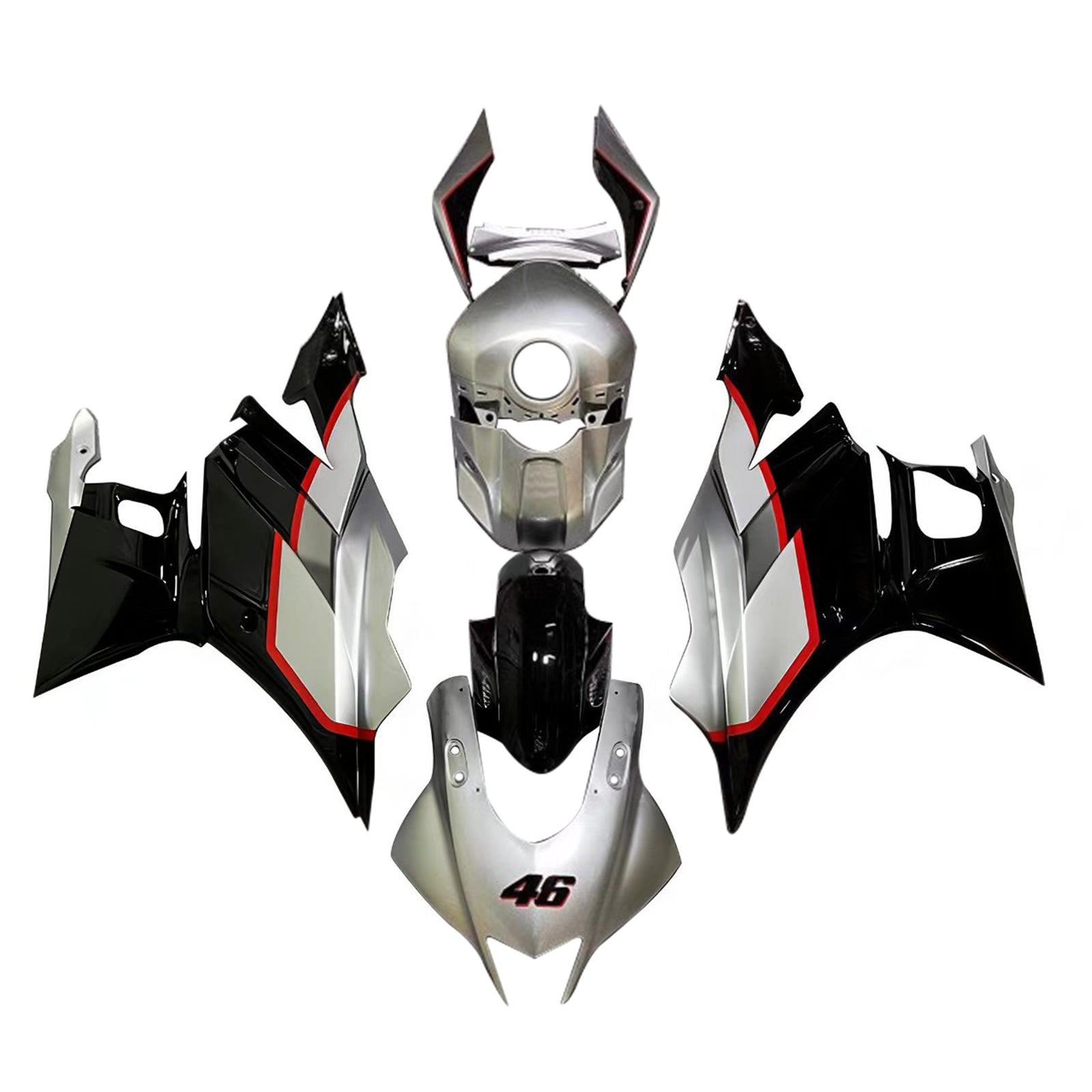 Amotopart Yamaha YZF-R3 R25 2022-2024 Fairing Kit Bodywork Plastic ABS