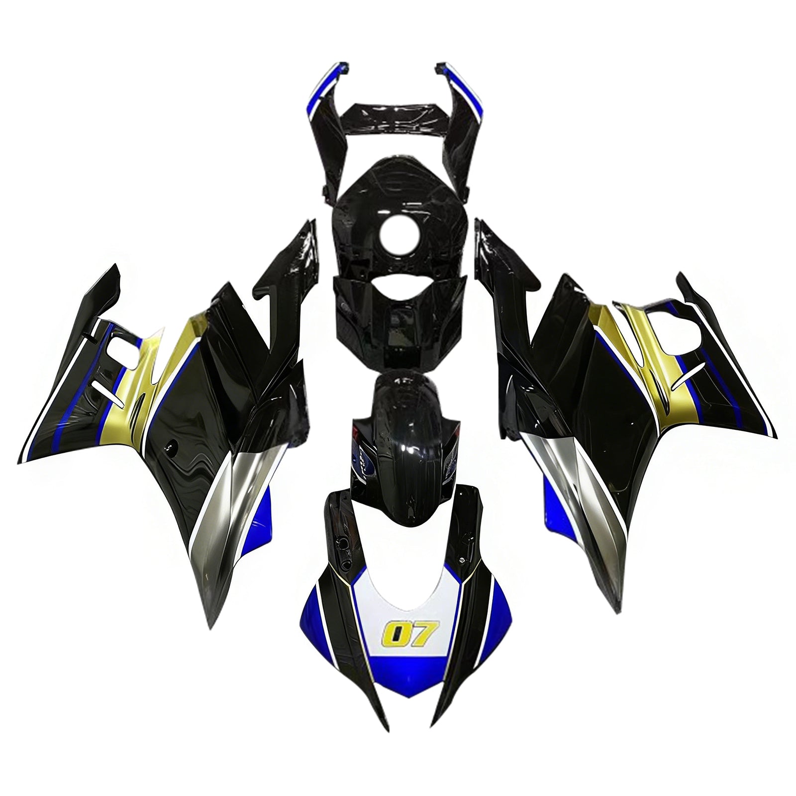 Amotopart Yamaha YZF-R3 R25 2022-2024 Fairing Kit Bodywork Plastic ABS