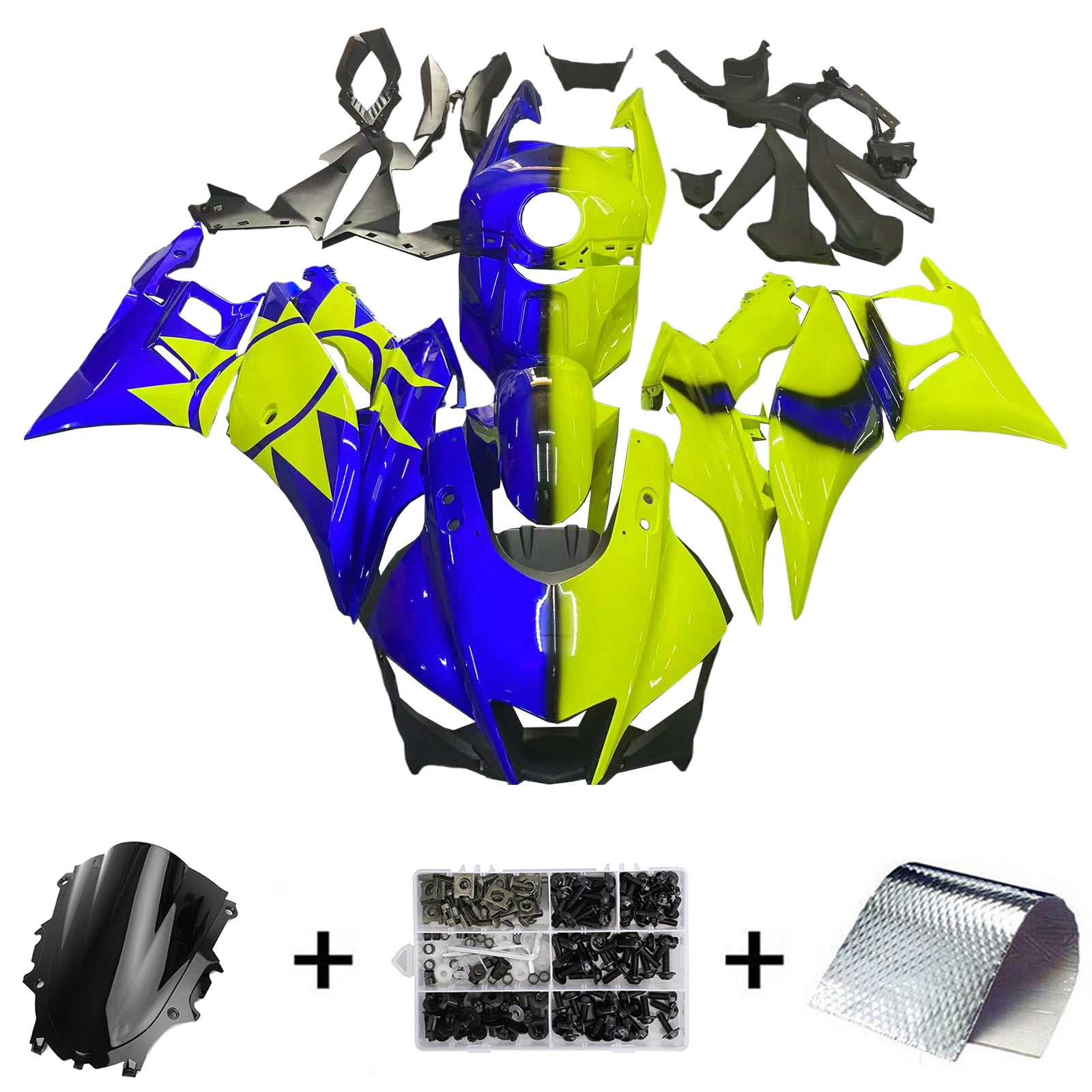 Yamaha YZF-R3 R25 2022-2024 Fairing Kit Bodywork Plastic ABS