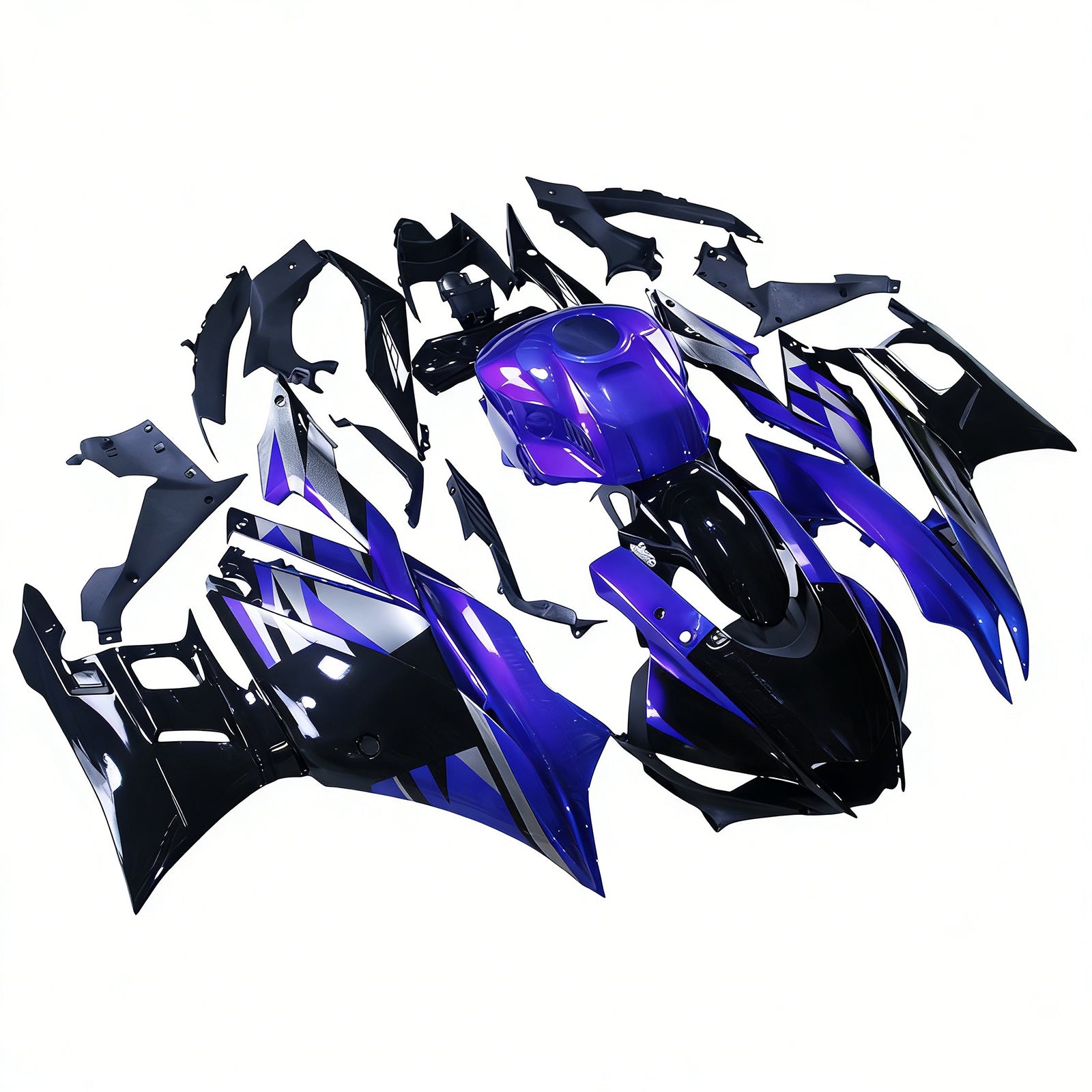 Yamaha YZF-R3 R25 2022-2024 페어링 키트 차체 플라스틱 복근