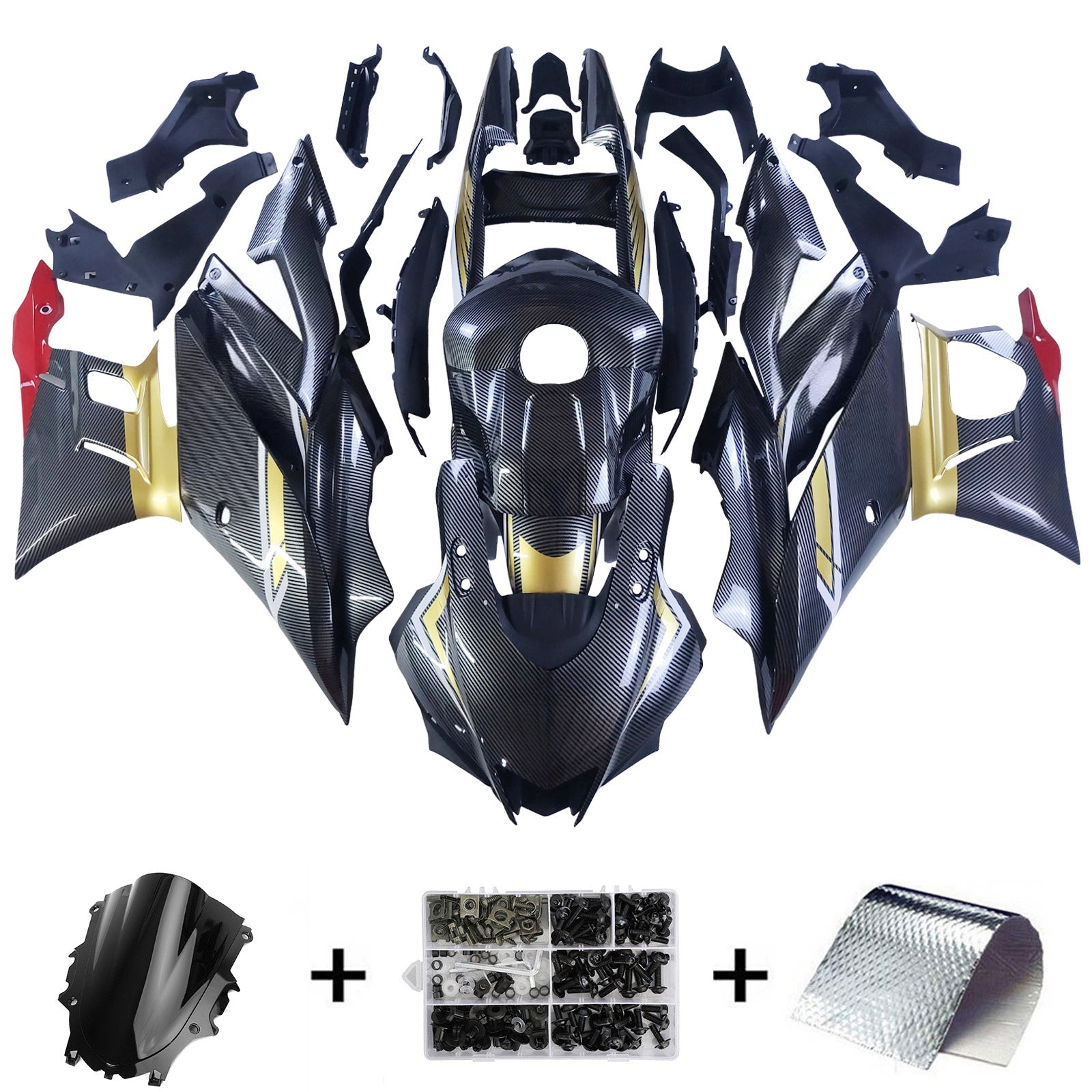 Yamaha YZF-R3 R25 2022-2023 Kit Carenado Carrocería Plástico ABS