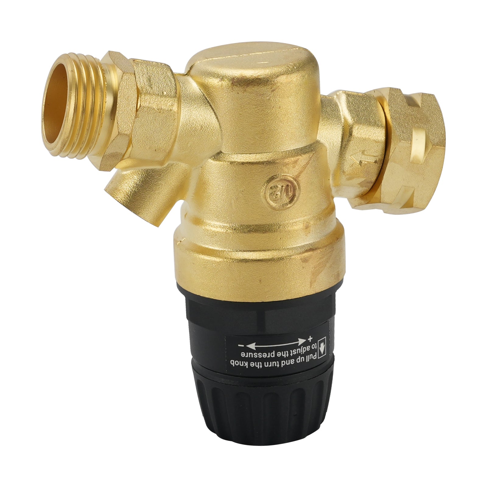 RV Water Pressure Regulator For RV Camper. Brass Lead-Free Adjustable