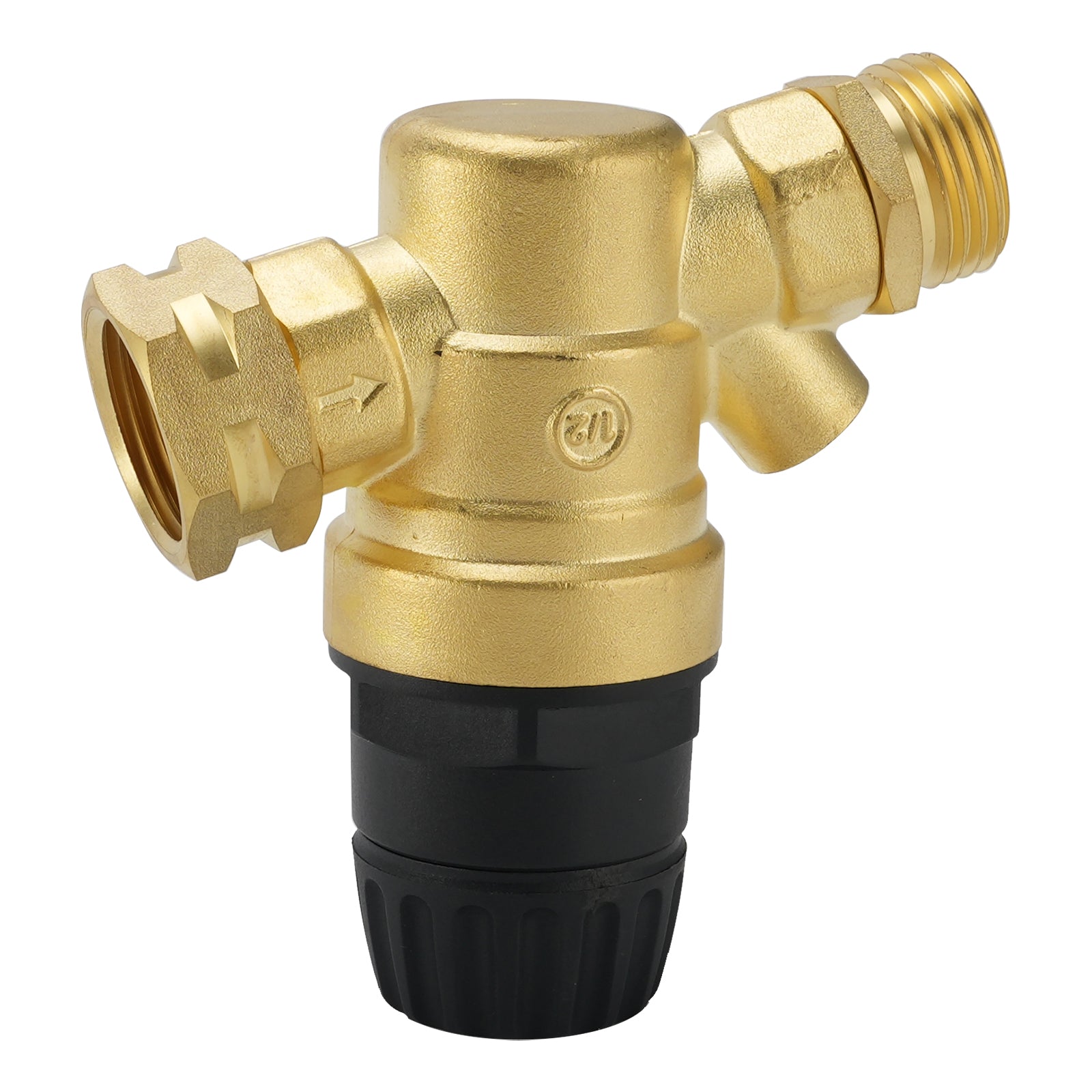 RV Water Pressure Regulator For RV Camper. Brass Lead-Free Adjustable