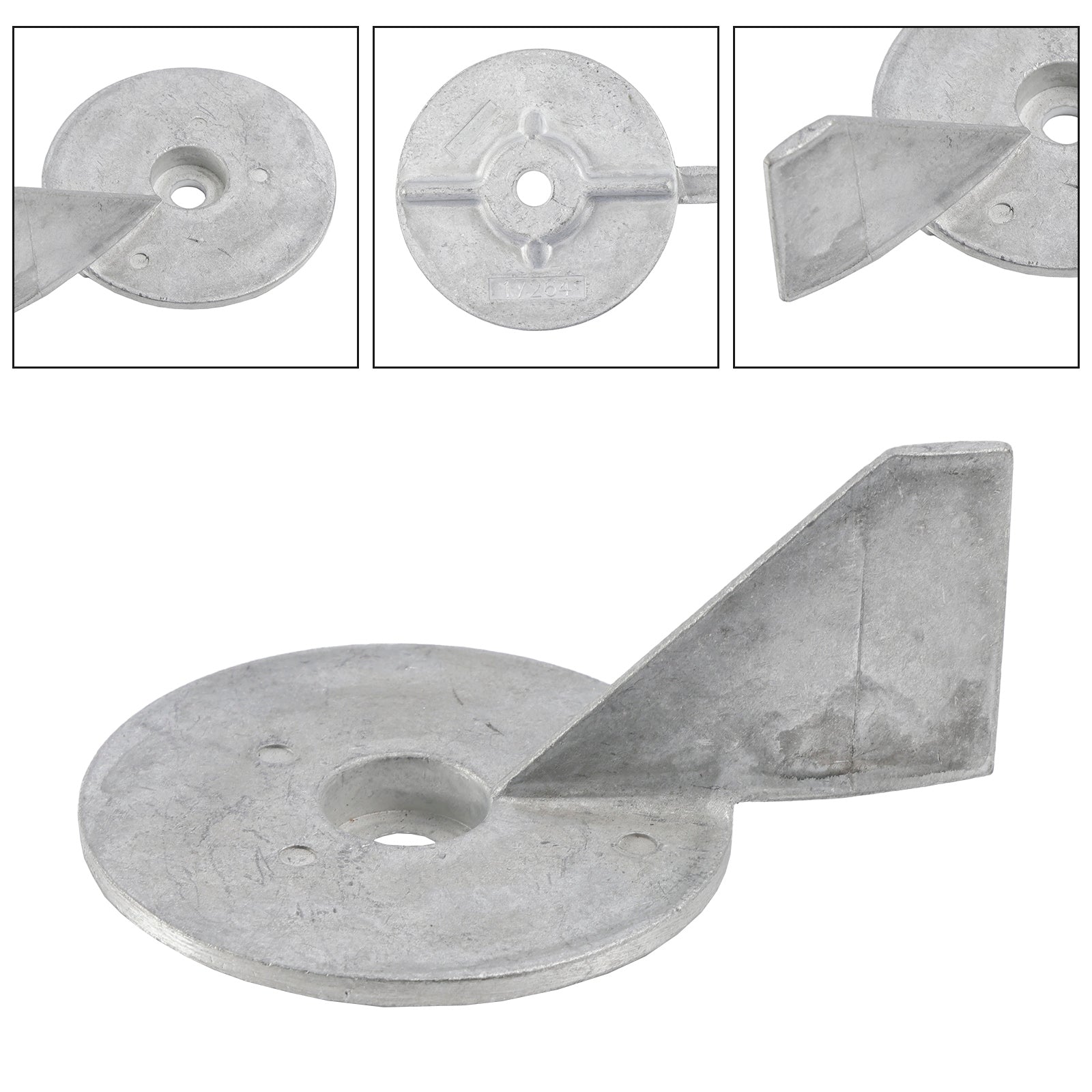 Aluminium ANODES fit for Mercury 35-40-50-55-60PS Replaces 17264T2 Trim Tab