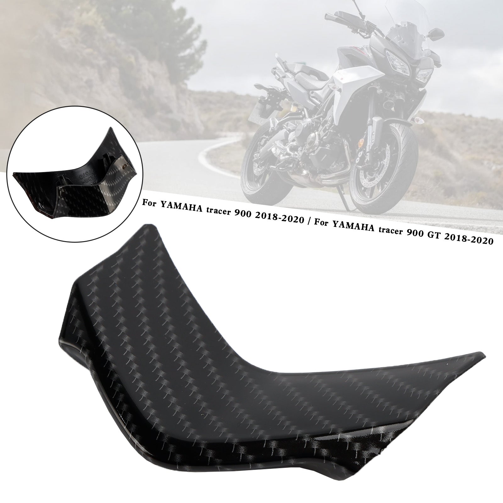 Yamaha Tracer 900 / GT 2018-2020 Carbon Front Nose Under Panel Fairing