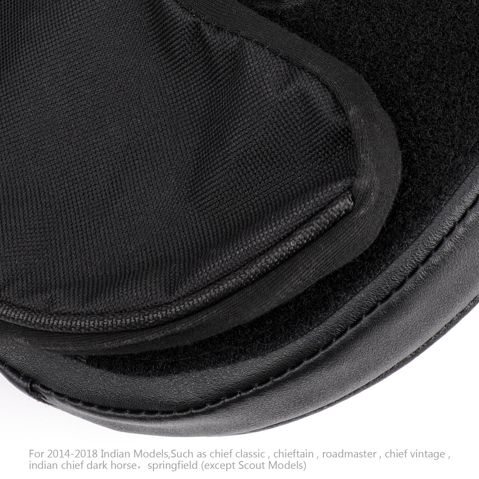 Plug-in Driver Backrest w/ Mounting Kit For Indian Chief 2014-2023 Chrome