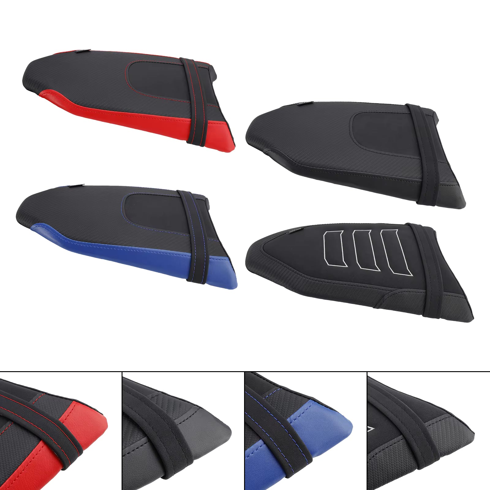 2019-2024 Yamaha Tenere 700 Rear Passenger Seat Pillion Saddle Flat Blue