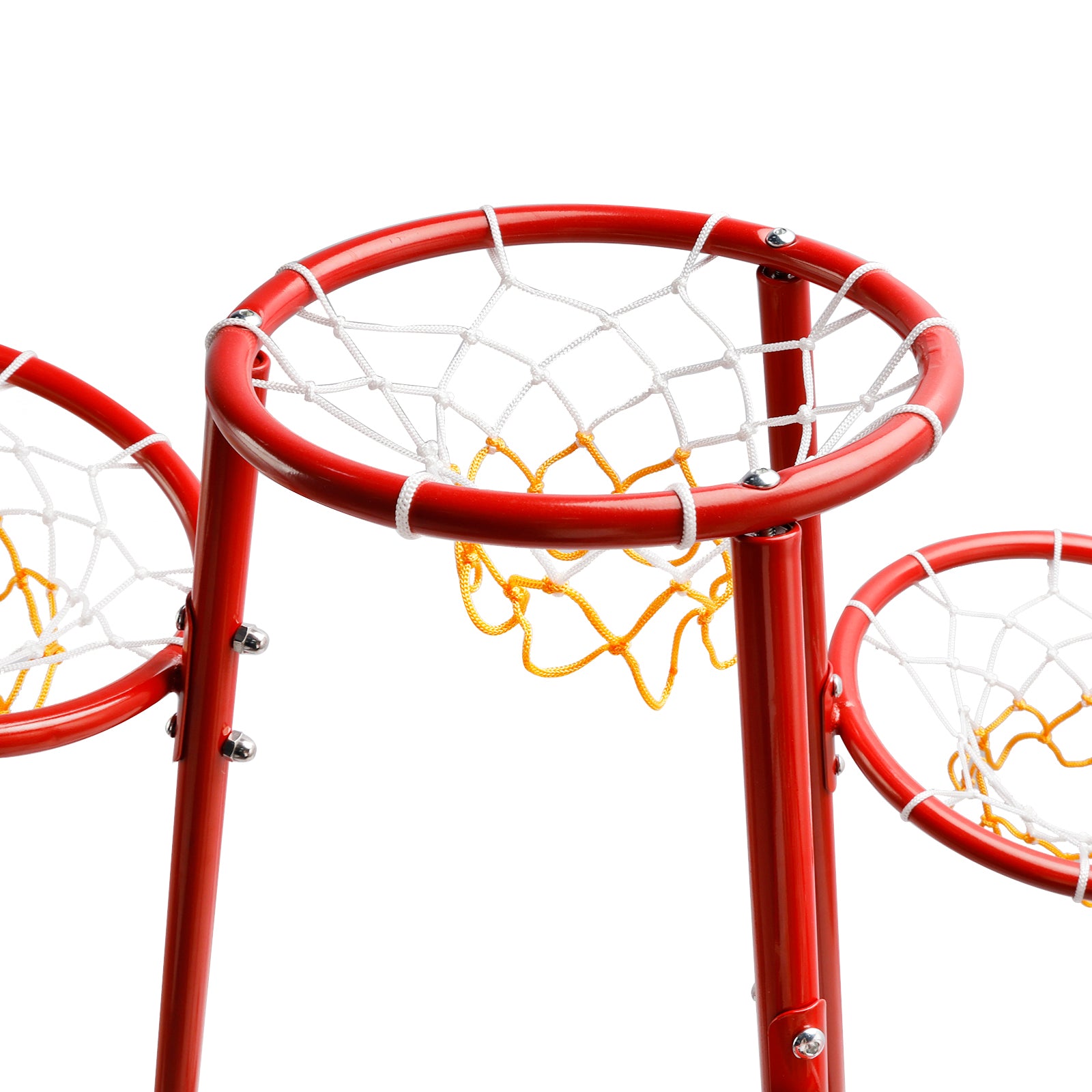 Early Learning 4 Hoop Kid Basketball Hoop Indoor/Outdoor Preschool Hoop Set