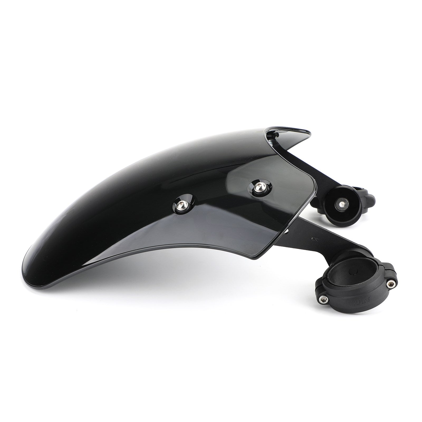 ABS Motorcycle Windscreen Windshield for Harley Dyna Softail Models Black Generic CA Market