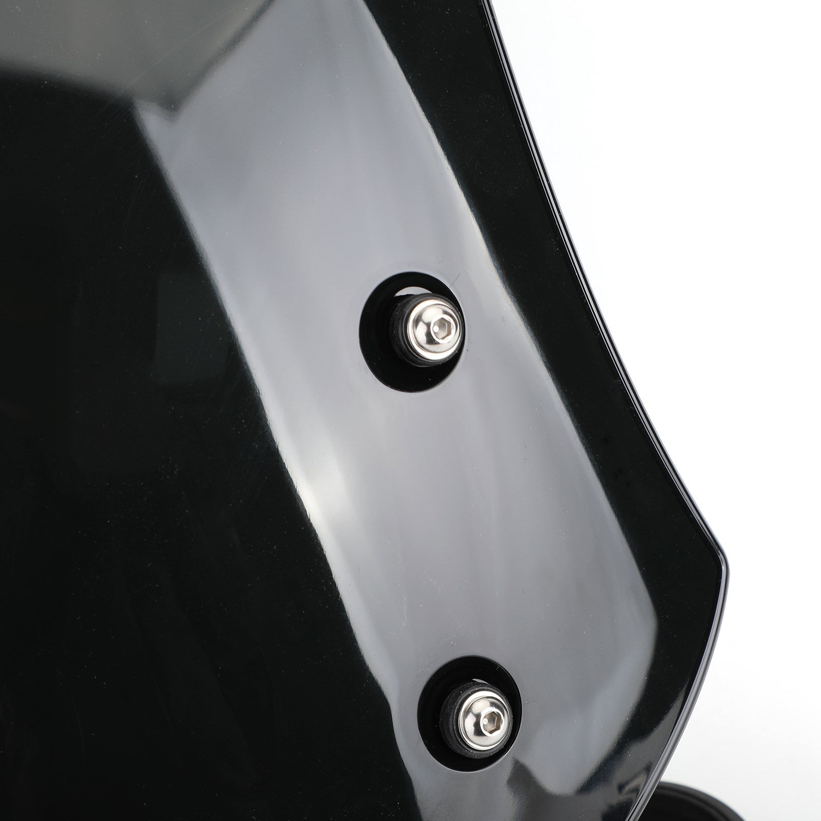 ABS Motorcycle Windscreen Windshield for Harley Dyna Softail Models Black Generic CA Market