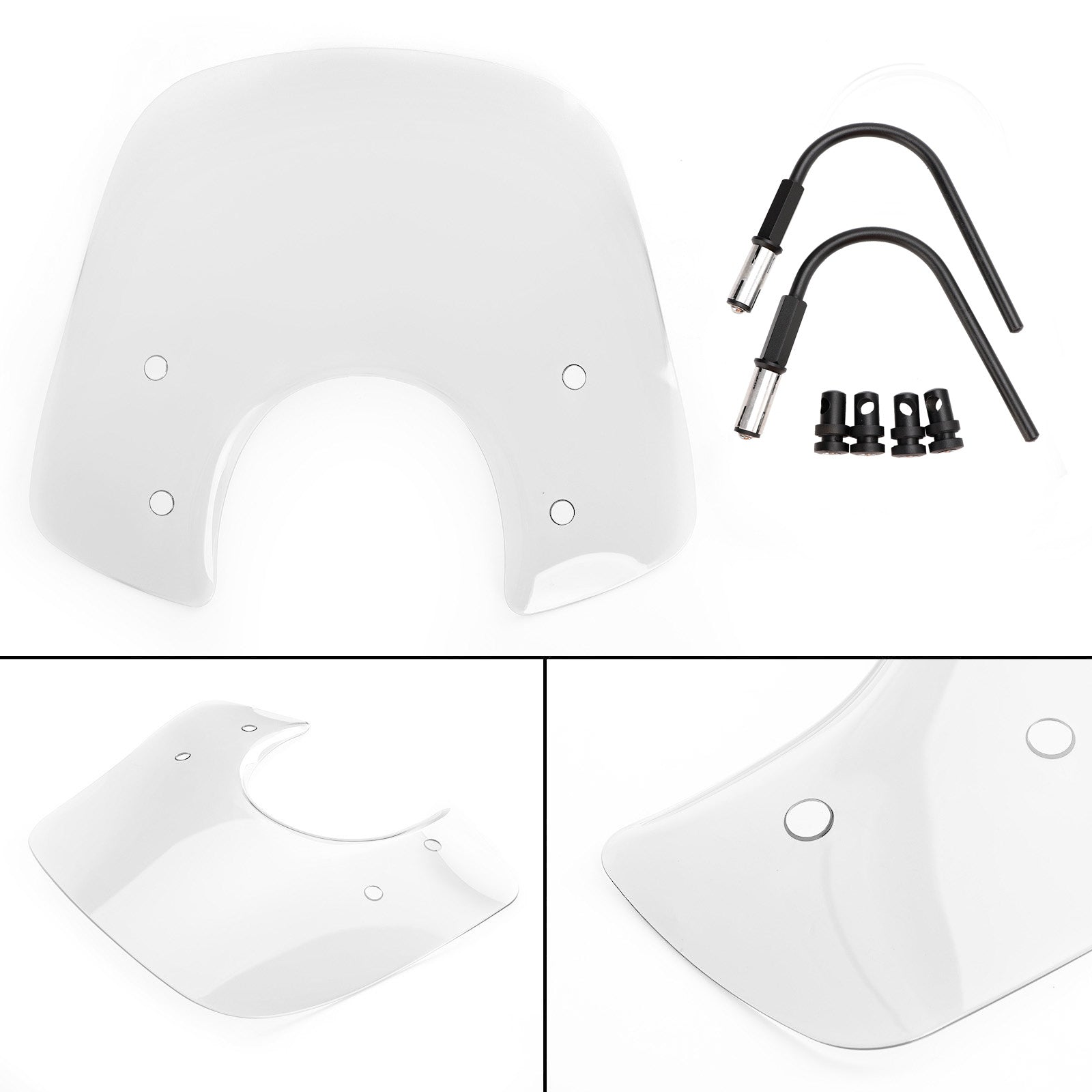Windshield Windscreen fit for Vespa LX50 LX125 LX150 GT200 GTS250ie GTS300 Super Generic