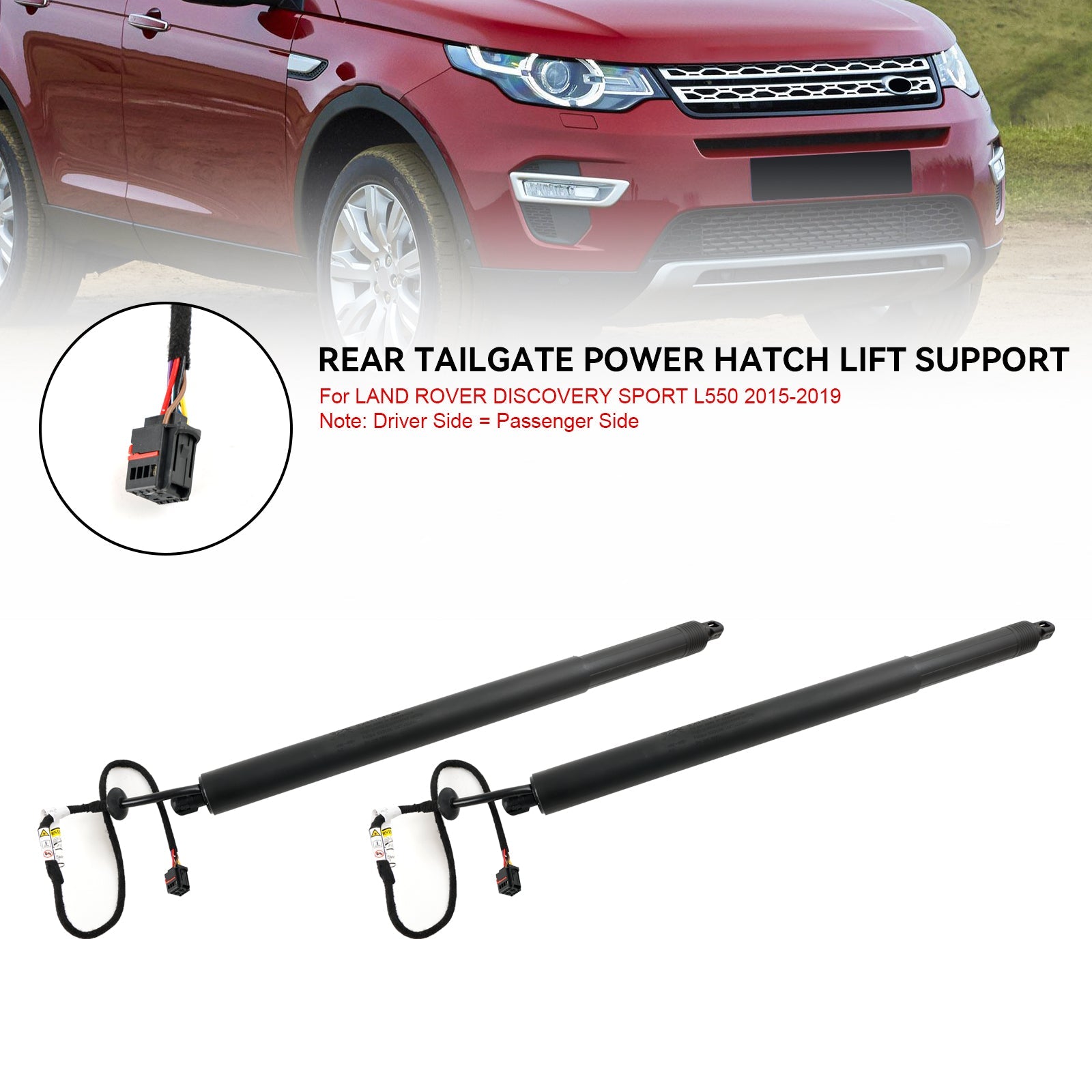 2015-2019 Land Rover Discovery Sport 2PCS Electric Tailgate Strut LR075420 LR058635 LR074798