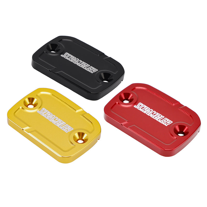 CNC Front Brake Fluid Tank Cap For Ducati DesertX Scrambler 800 1100 2015+