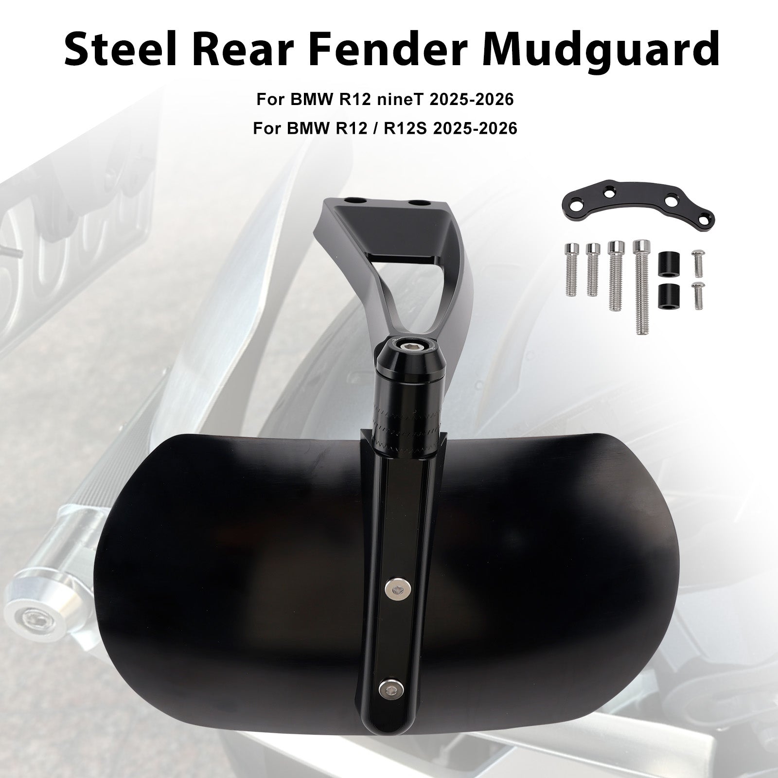 2014-2023 For BMW R nineT Steel Rear Fender Mudguard