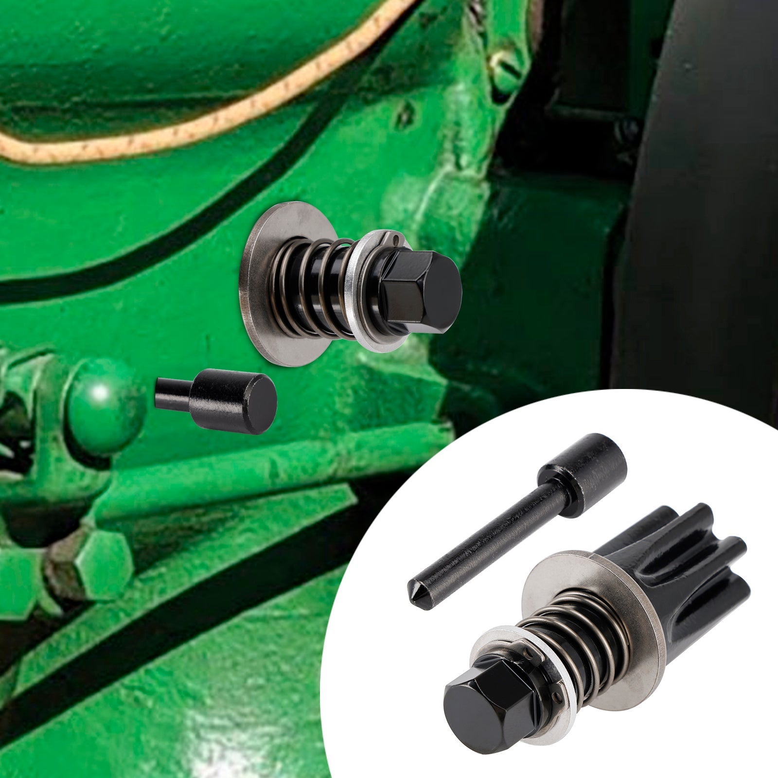 Engine Turning Tool And Timing Set For John Deere JDE81-1 JDE81-4 Metal