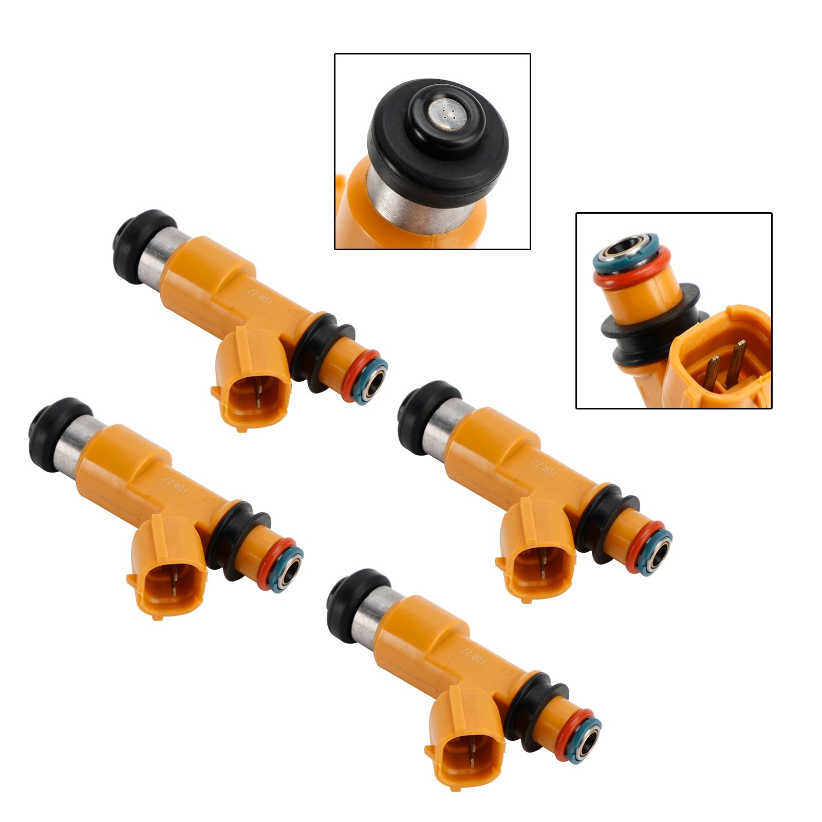 2005-2006 Honda CBR600RR 4PCS Fuel Injectors 16450-MEE-D01 16460-MEE-D01