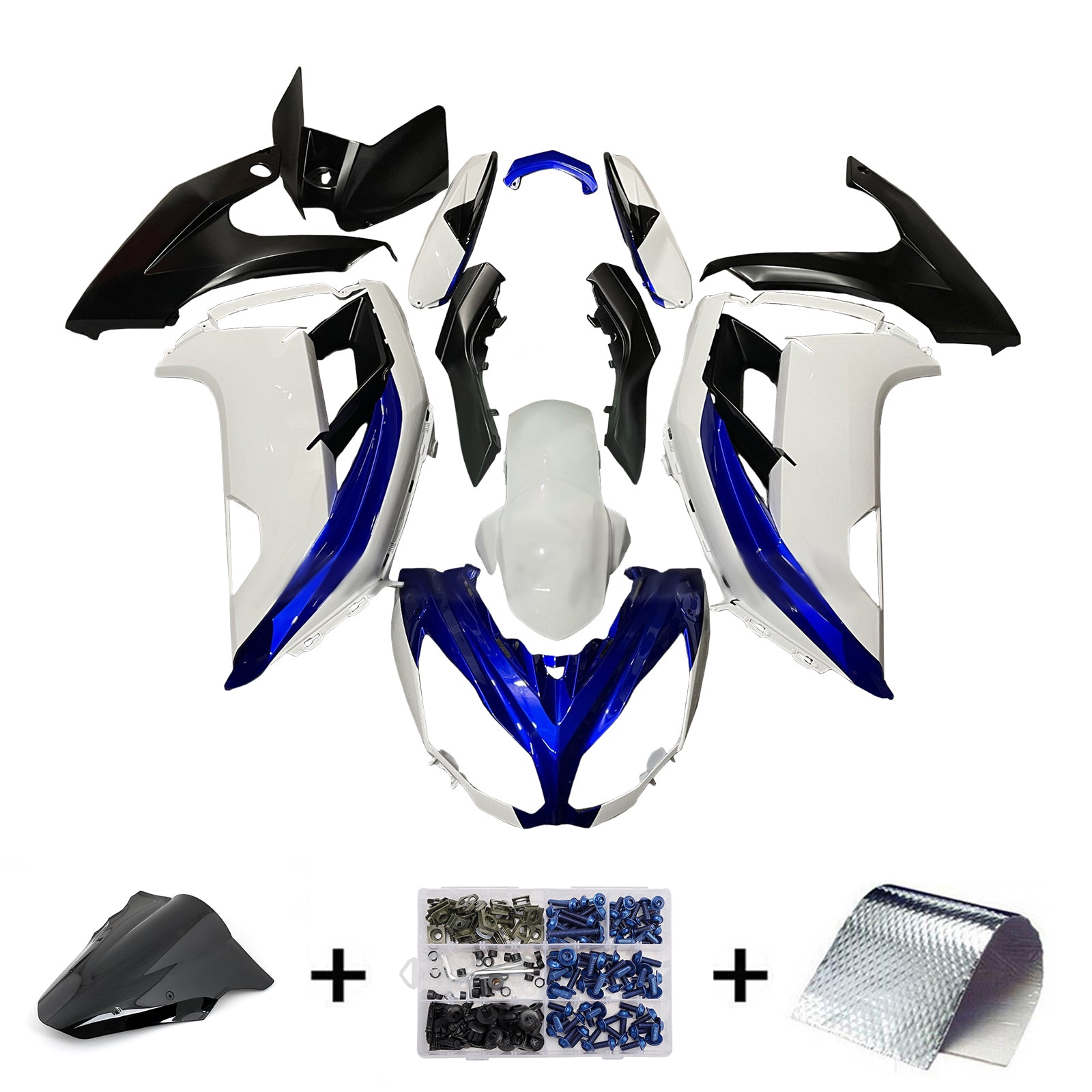 Injection Fairing Kit Bodywork Plastic ABS fit For Kawasaki ER-6F Ninja650 2012-2016