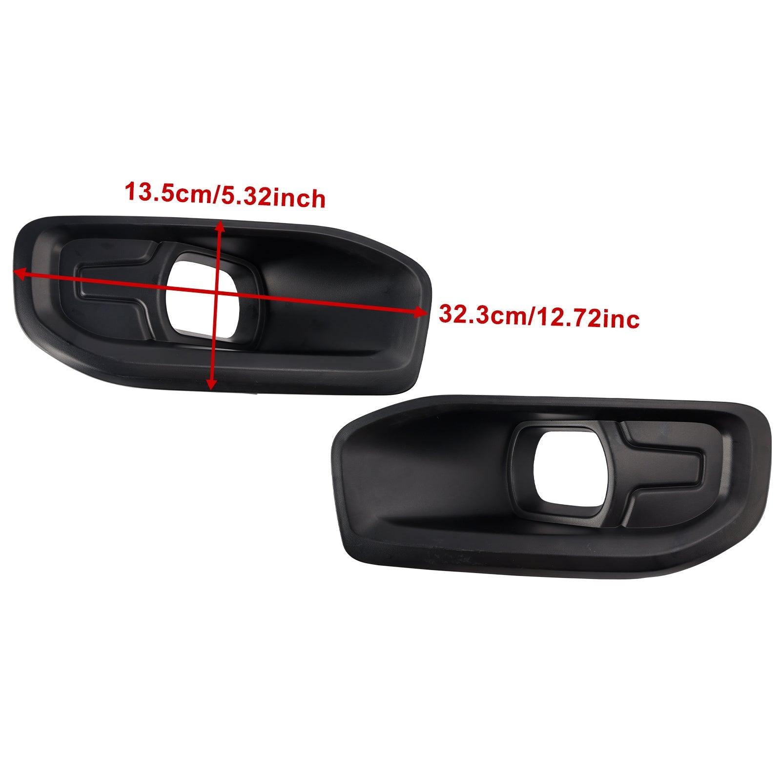 2019-2024 Ram 2500 3500 Pair Fog Light Bezel Trim 68449341AA